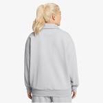 Under Armour icon Hwt Terry Os Hz Kadın Gri Sweatshirt