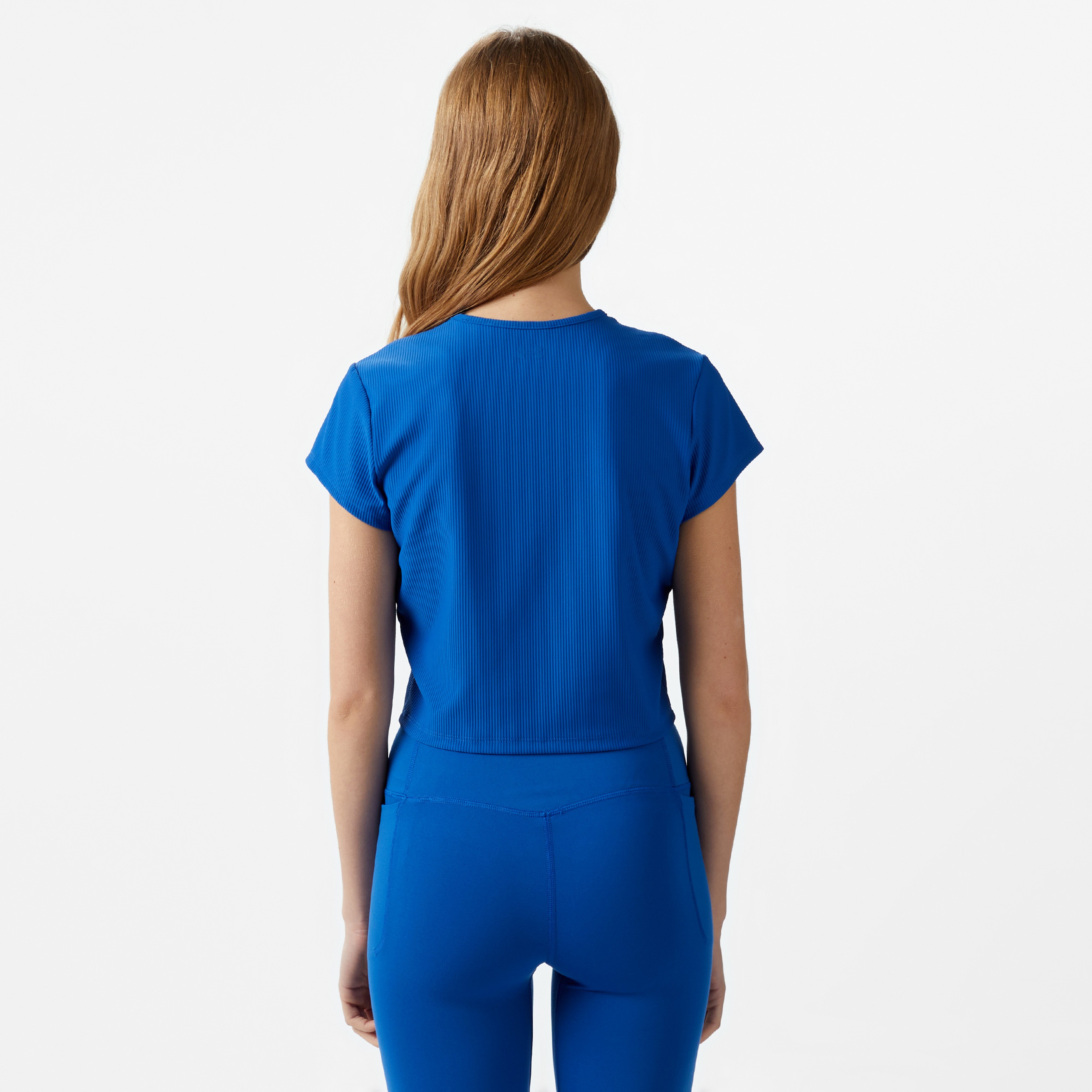 Under Armour Meridian Rib Baby  Kadın Mavi T-Shirt