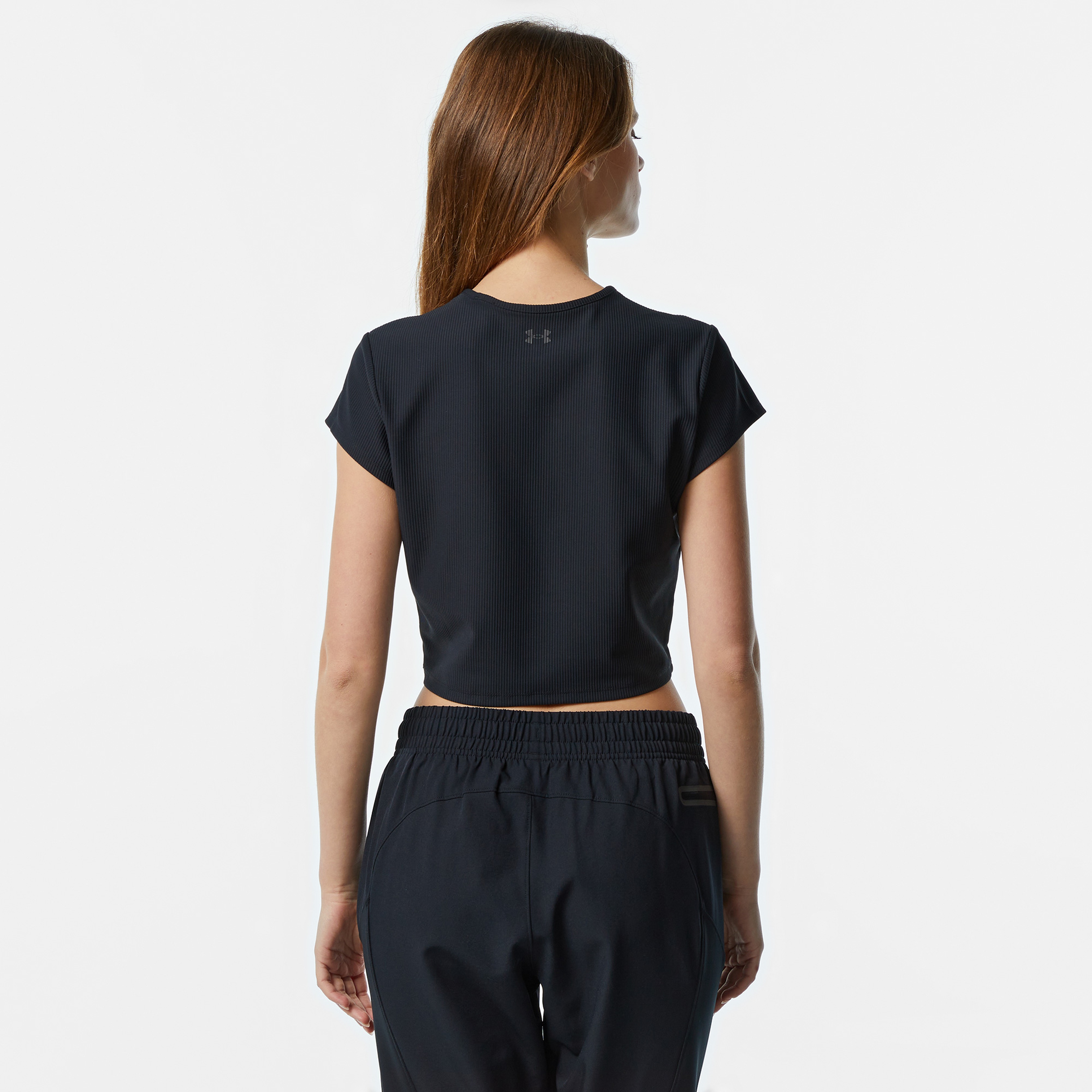 Under Armour Meridian Rib Baby  Kadın Siyah T-Shirt