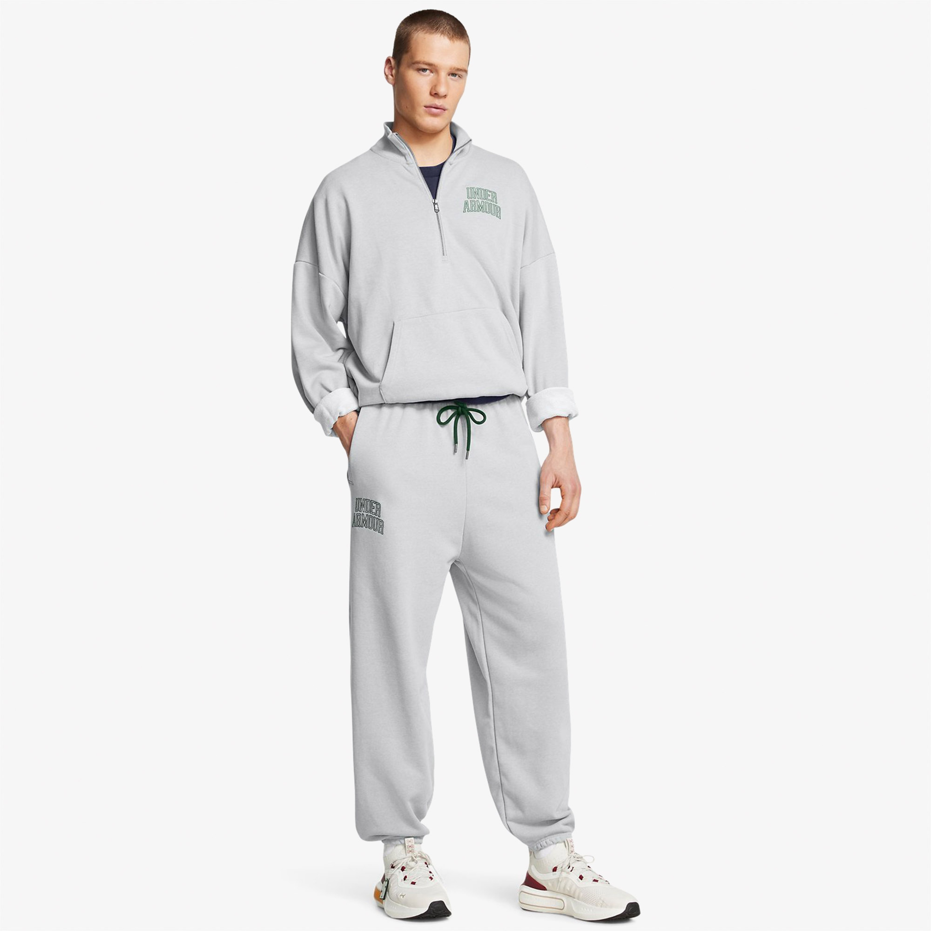 Under Armour icon Hwt Terry Os  Erkek Gri Eşofman Altı