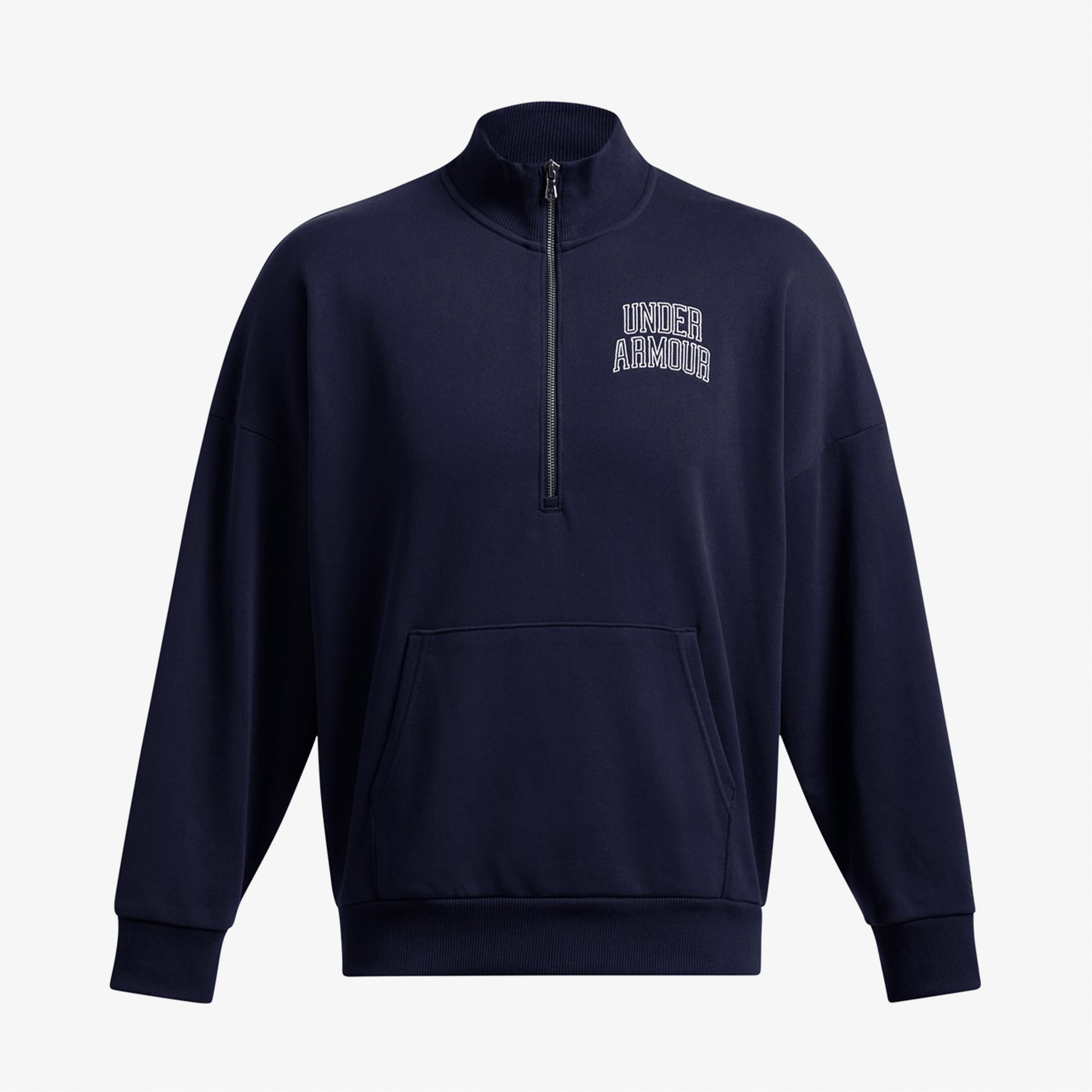 Under Armour icon Hwt Terry Os 1/2 Zip Erkek Lacivert Sweatshirt