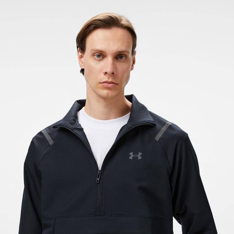 Under Armour Unstoppable Anorak Lc Erkek Siyah Sweatshirt