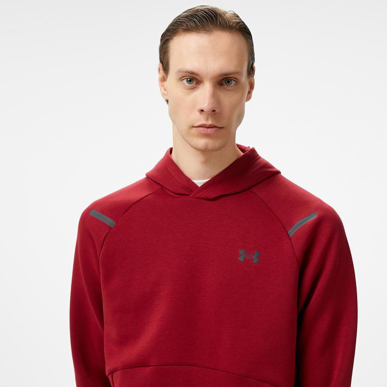 Under Armour Unstoppable Flc Hd Eu Erkek Bordo Sweatshirt