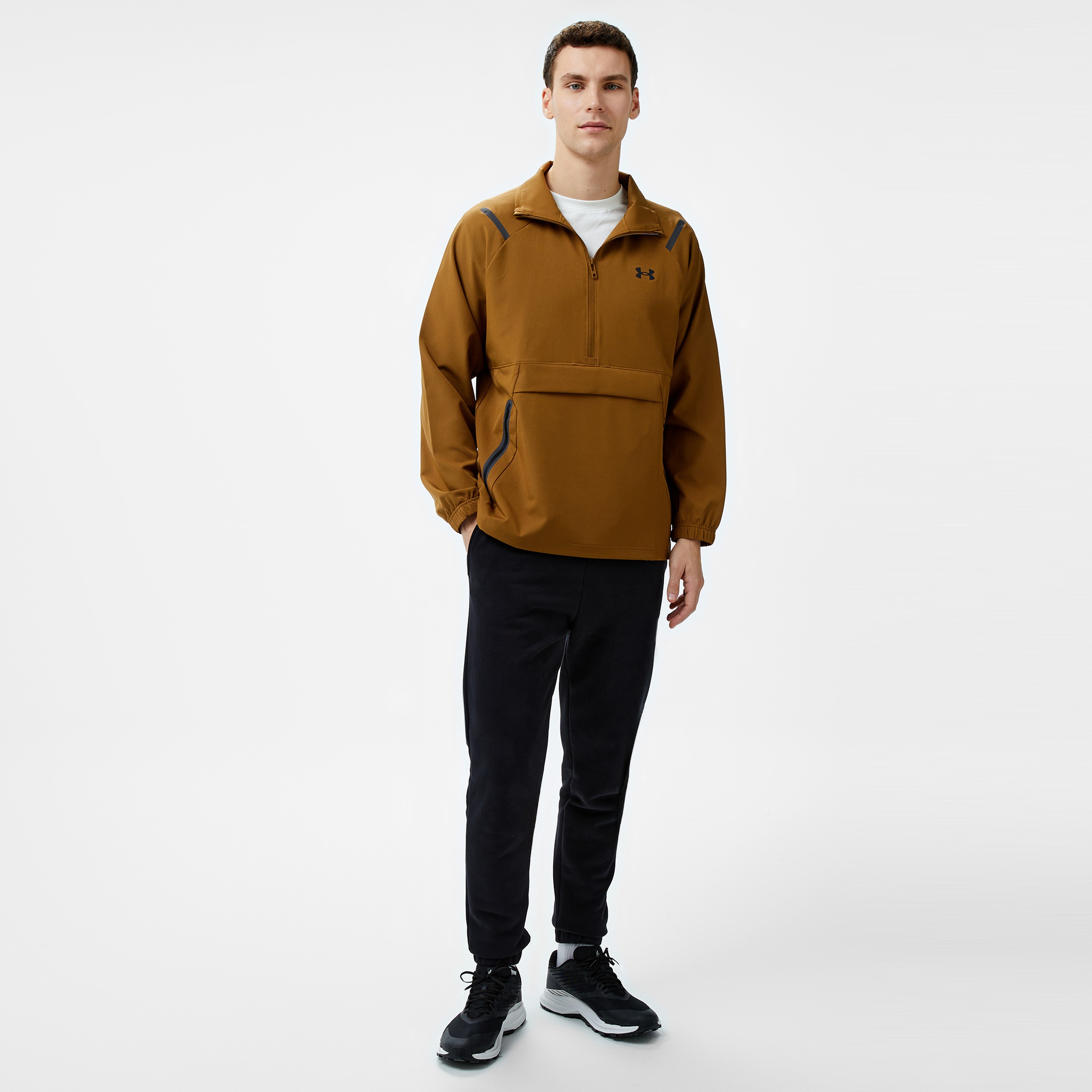 Under Armour Unstoppable Anorak Lc Erkek Kahverengi Sweatshirt