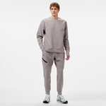 Under Armour Unstoppable Fleece Grid Bisiklet Yaka Erkek Gri Sweatshirt