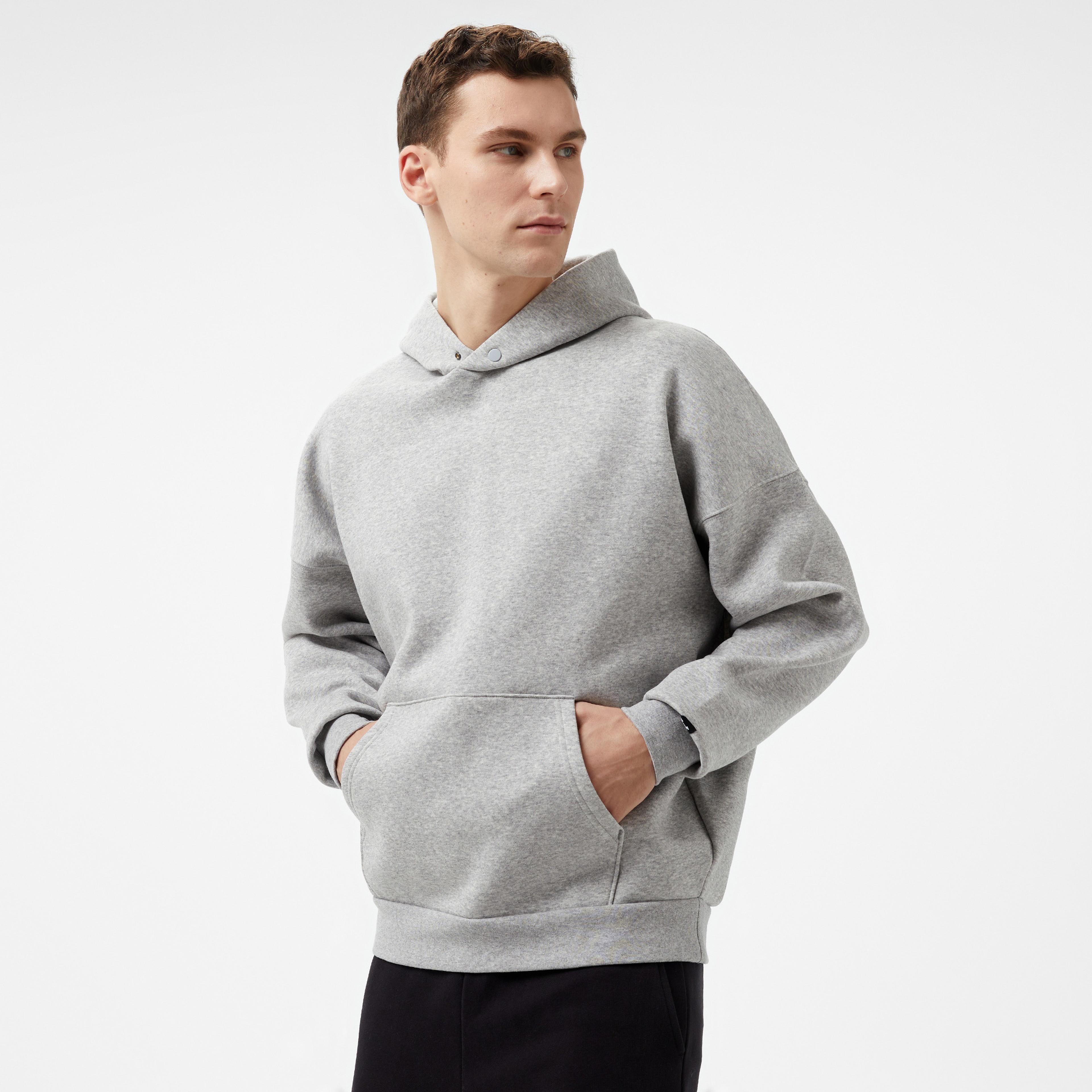 Under Armour icon Fleece Os Erkek Gri Hoodie