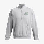 Under Armour icon Hwt Terry Os 1/2 Zip Erkek Gri Sweatshirt