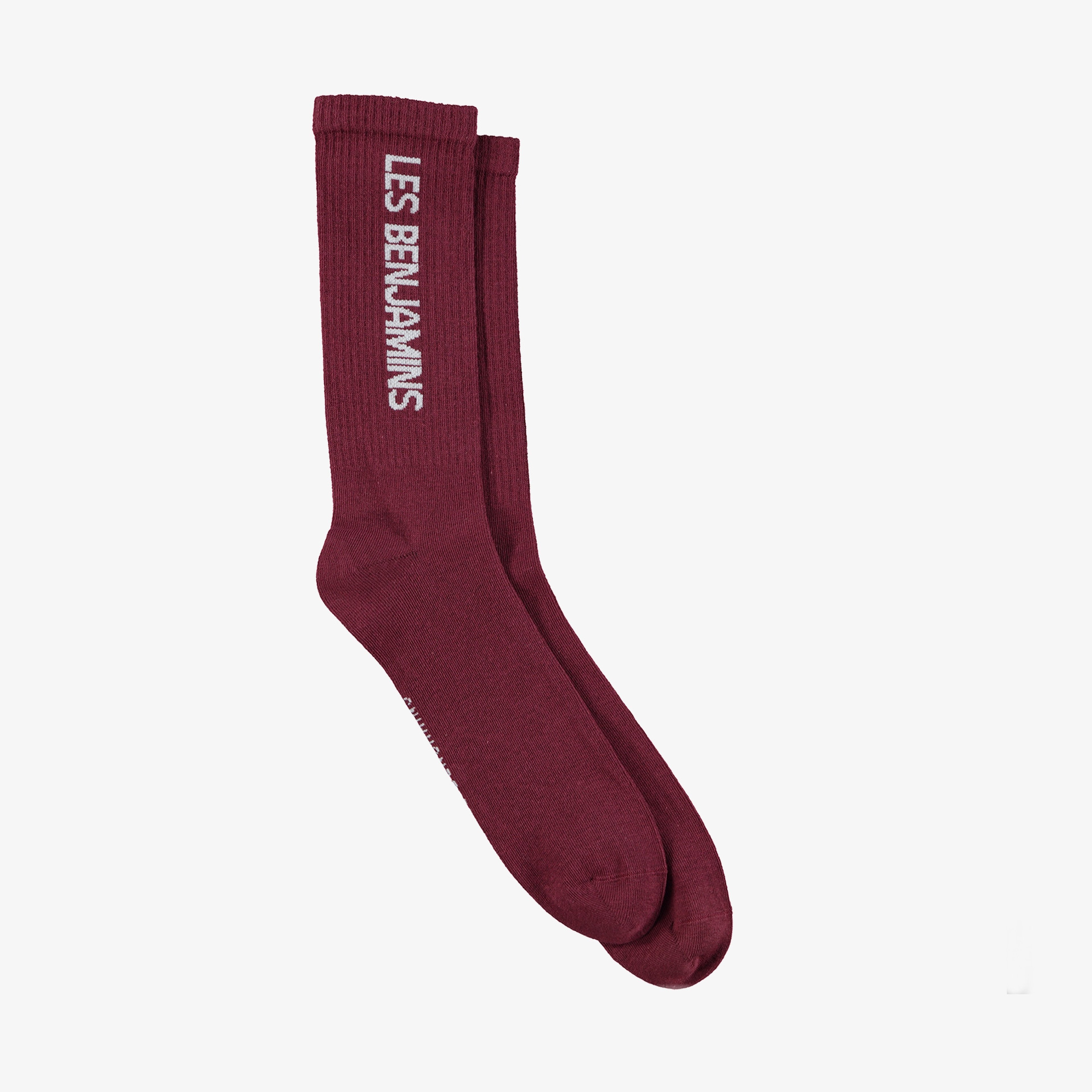 Les Benjamins 301 Unisex Bordo Çorap