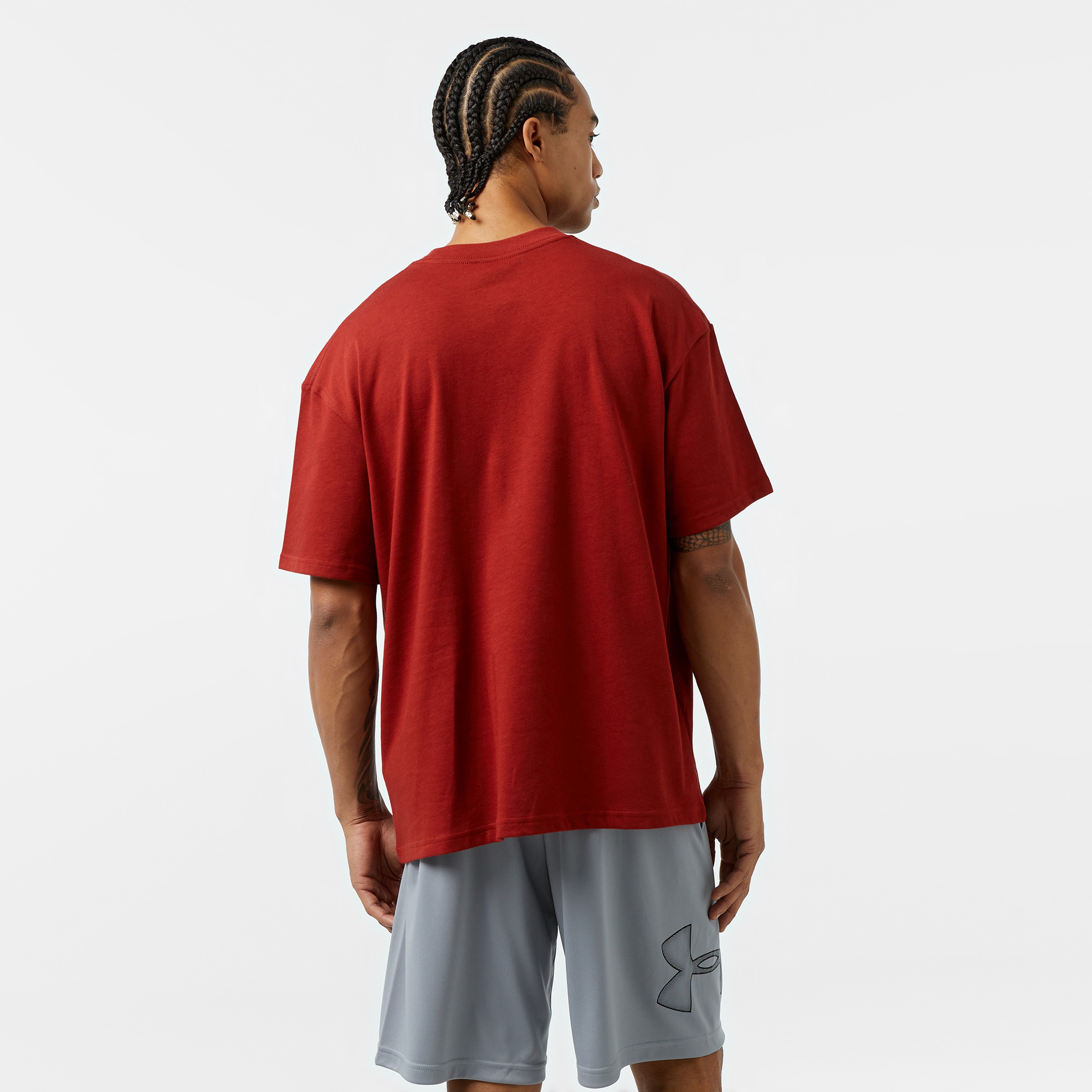 Under Armour Hw Os Sm Box Ss Erkek Turuncu T-Shirt