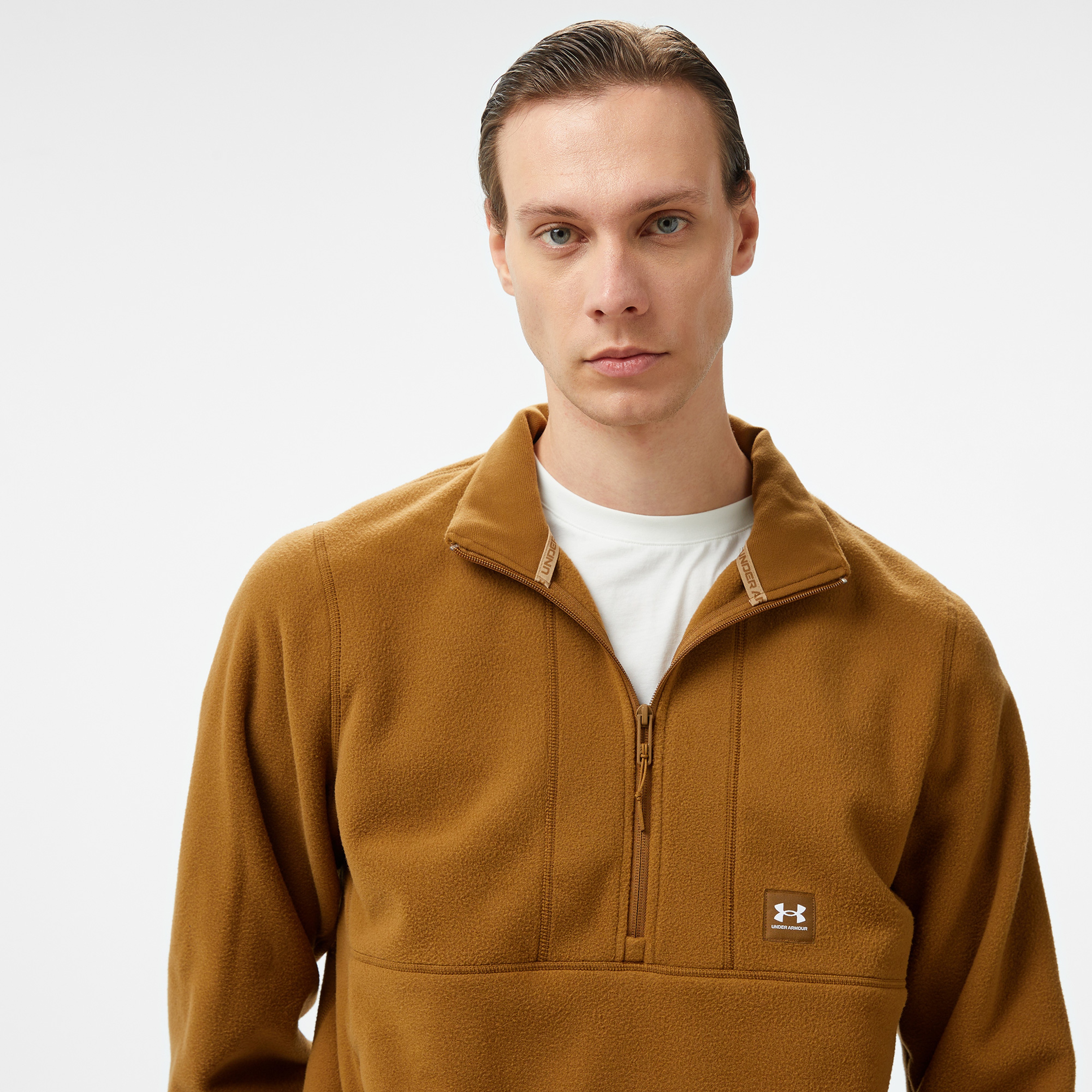 Under Armour Expanse Fleece Hz Erkek Kahverengi Sweatshirt