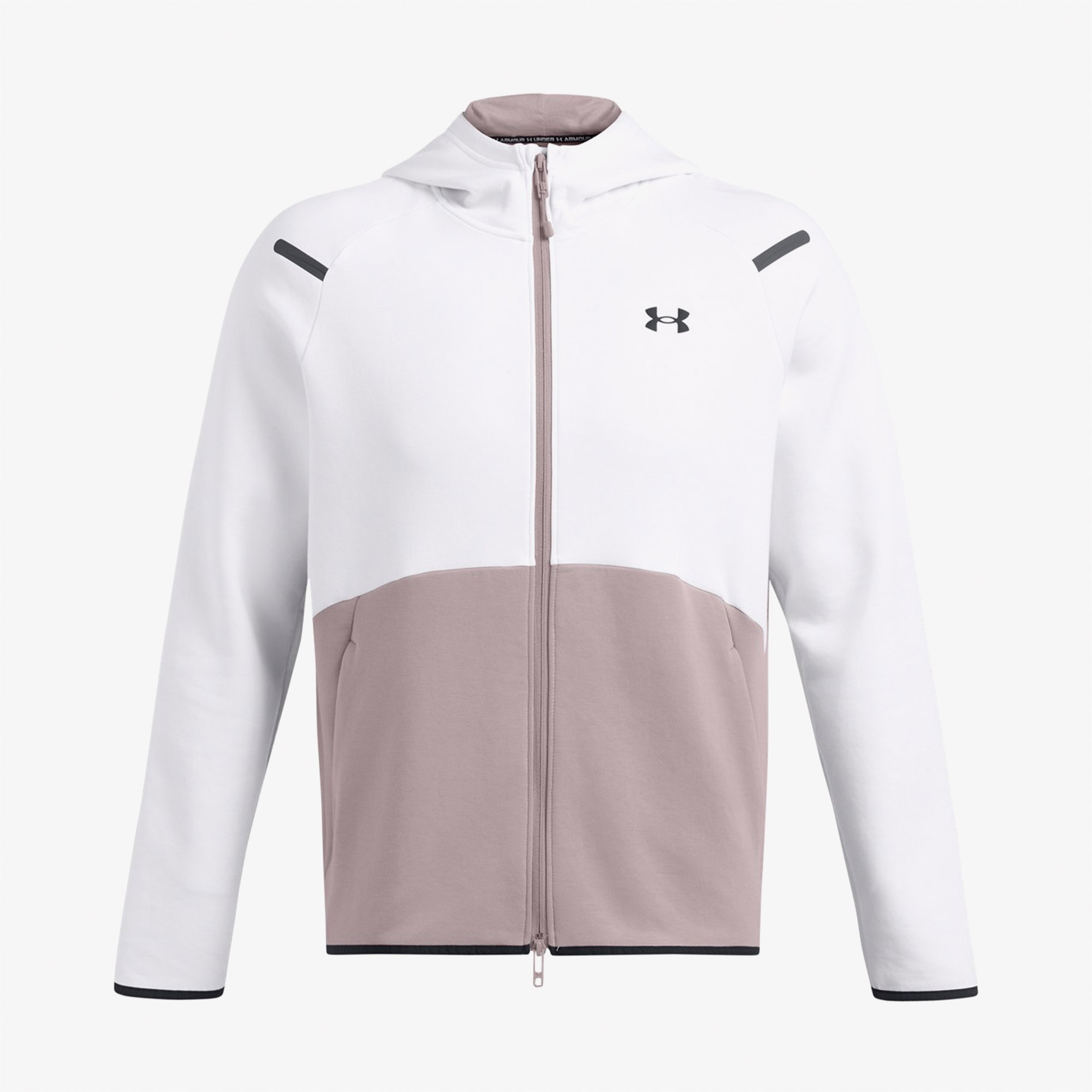 Under Armour Unstoppable Flc Fz Hd Eu Erkek Gri Sweatshirt
