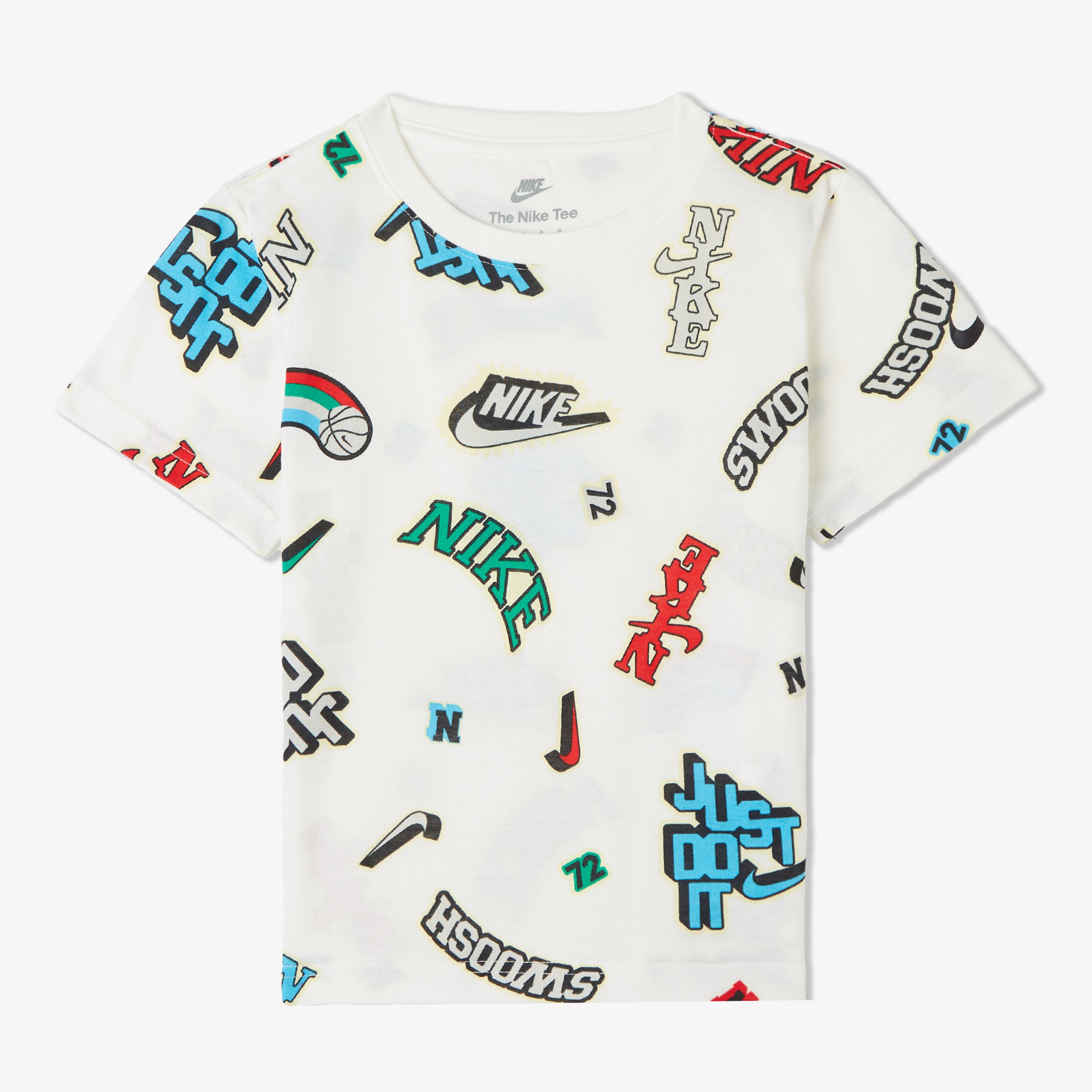 Nike Nkb Varzity Aop Çocuk Beyaz T-Shirt