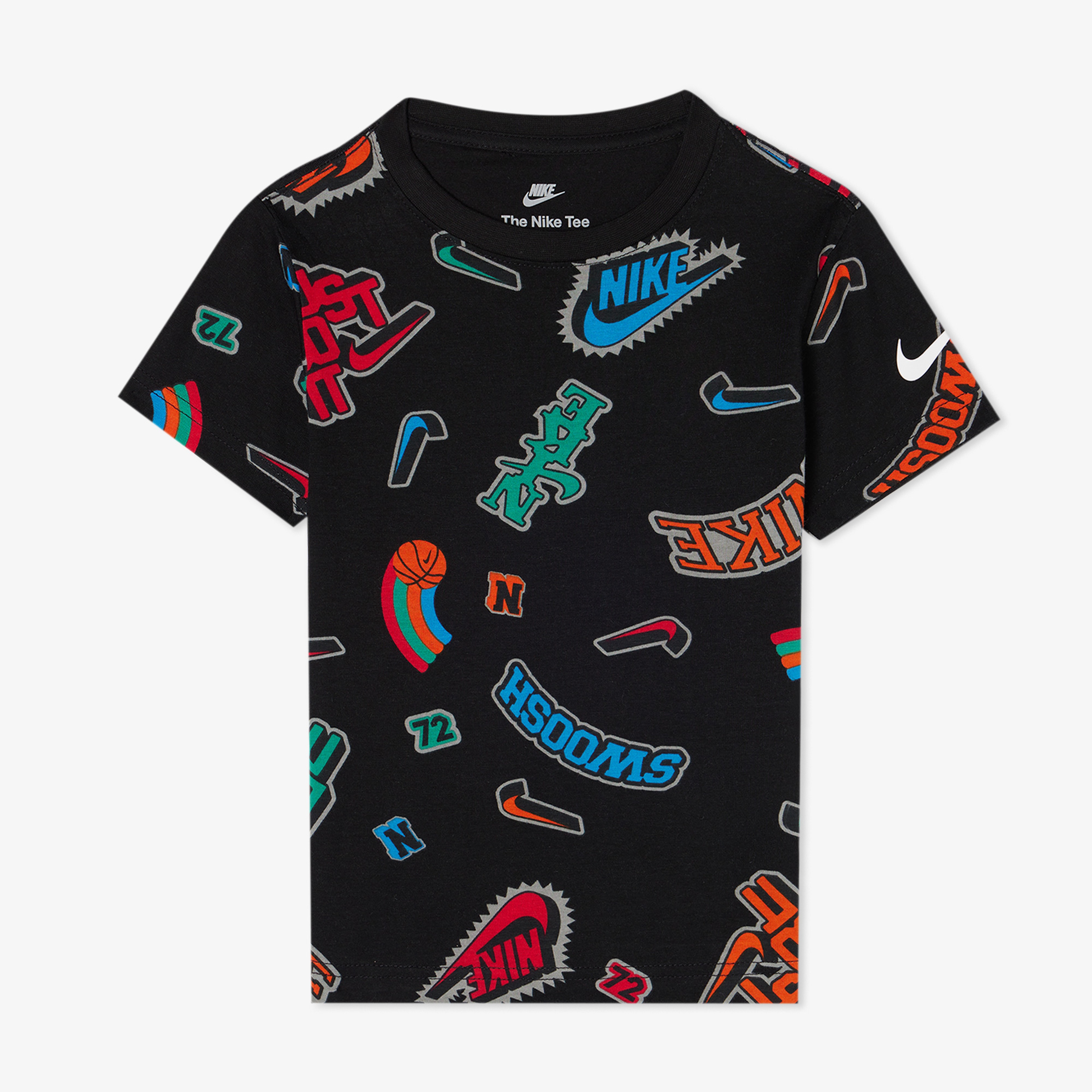 Nike Nkb Varzity Aop Çocuk Siyah T-Shirt