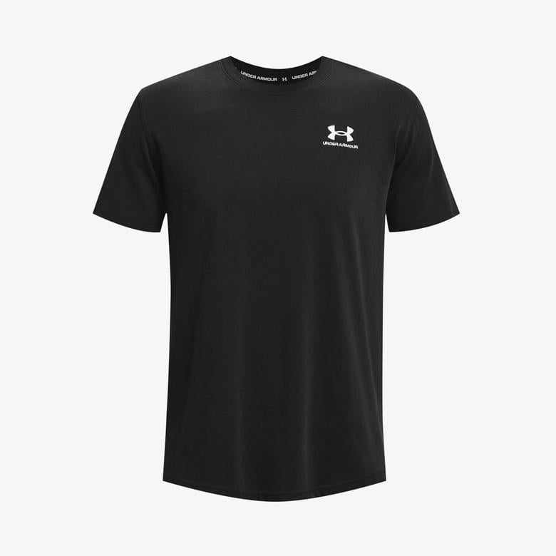 Under Armour Logo Nakışlı Heavyweight Siyah Kısa Kollu Erkek T?Shirt