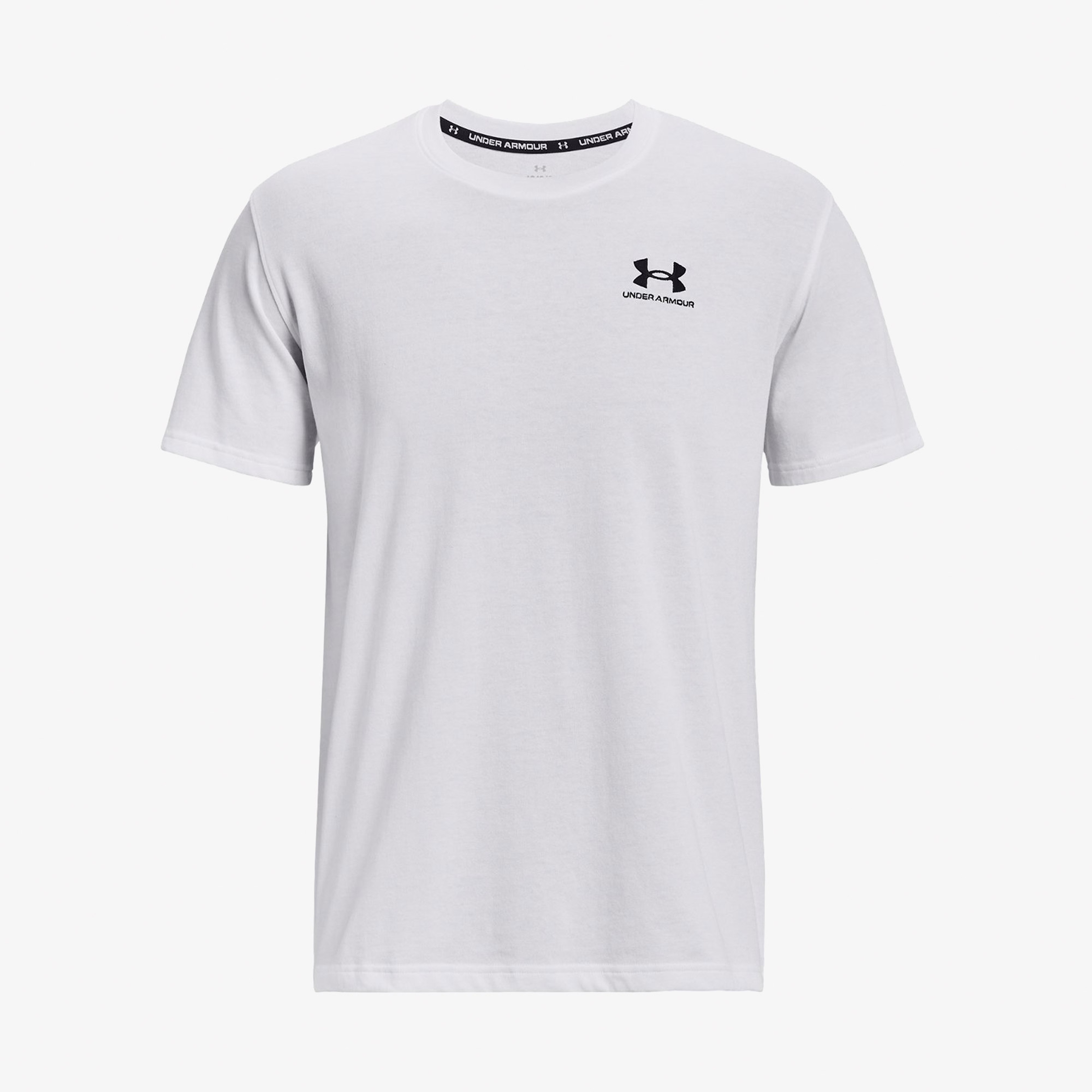 Under Armour Logo Emb Heavyweight Ss Erkek Beyaz T-Shirt