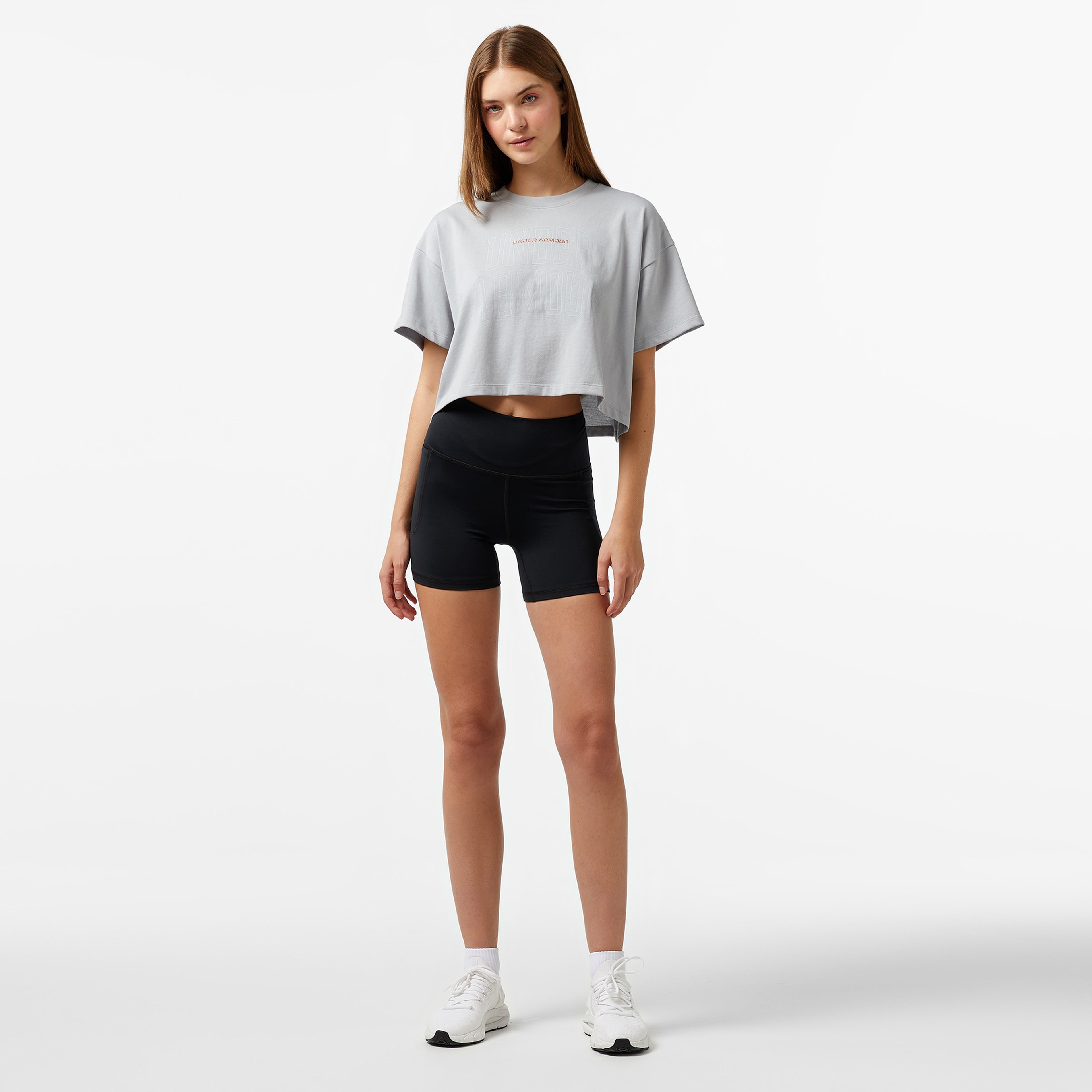 Under Armour Meridian Middy Kadın Siyah Tayt