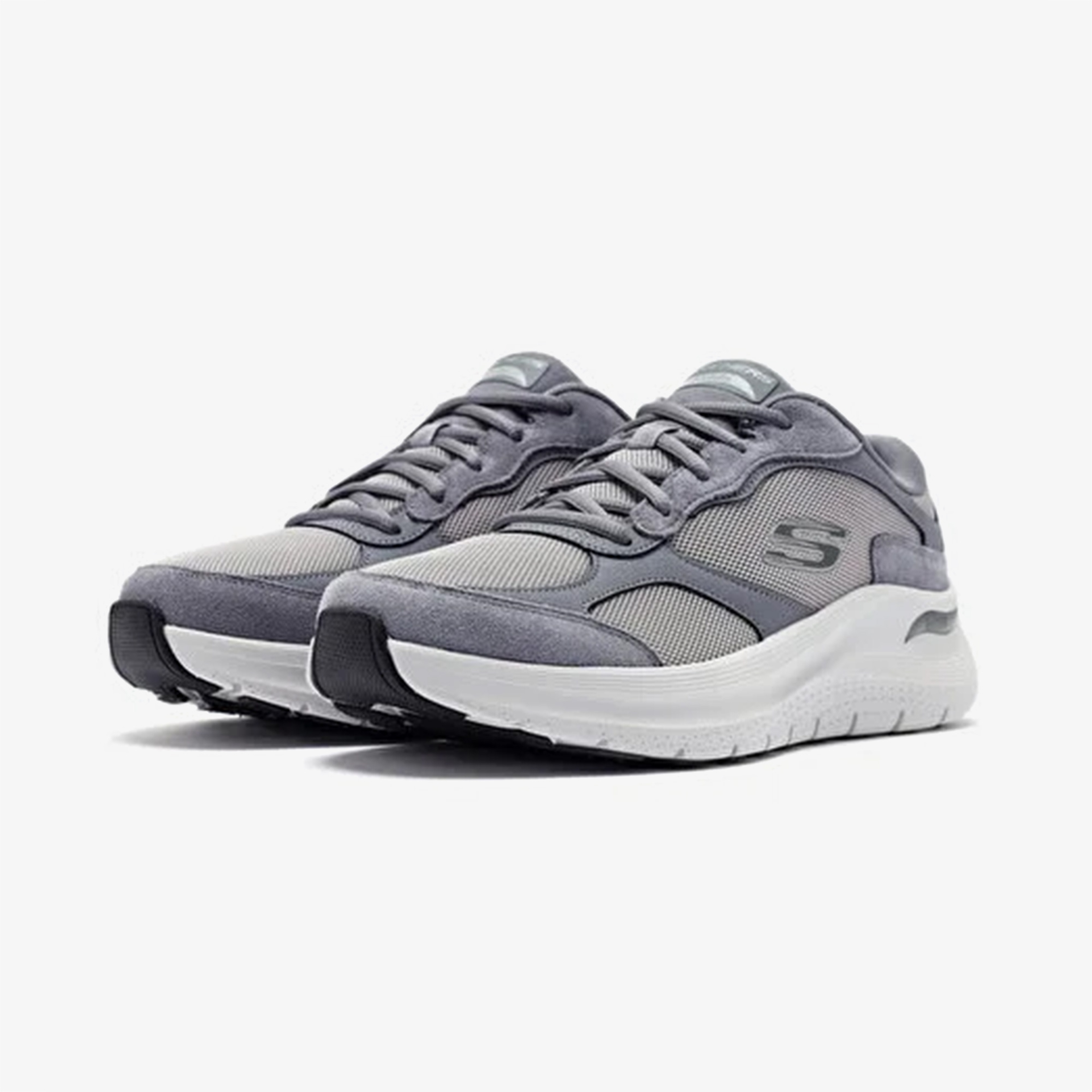 Skechers Arch Fit 2.0 The Keep Erkek Gri Spor Ayakkabı