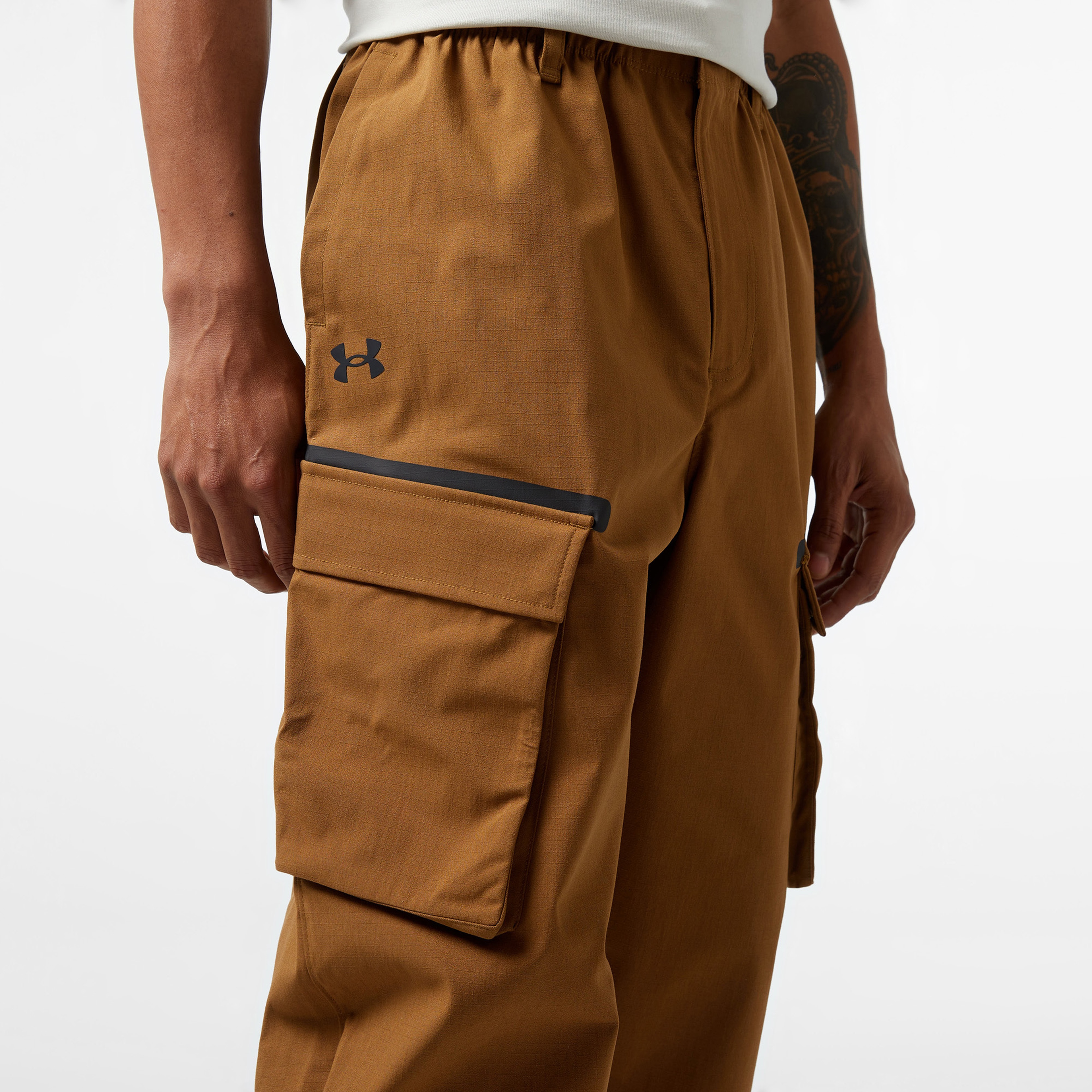 Under Armour Unstoppable Utility Cargo Erkek Kahverengi Eşofman Altı
