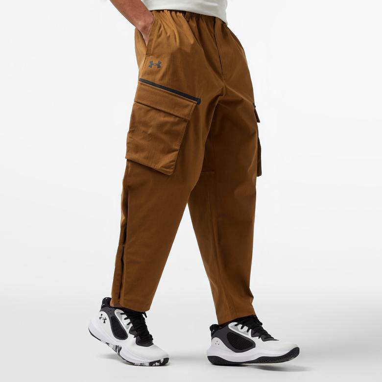 Under Armour Unstoppable Utility Cargo Erkek Kahverengi Eşofman Altı