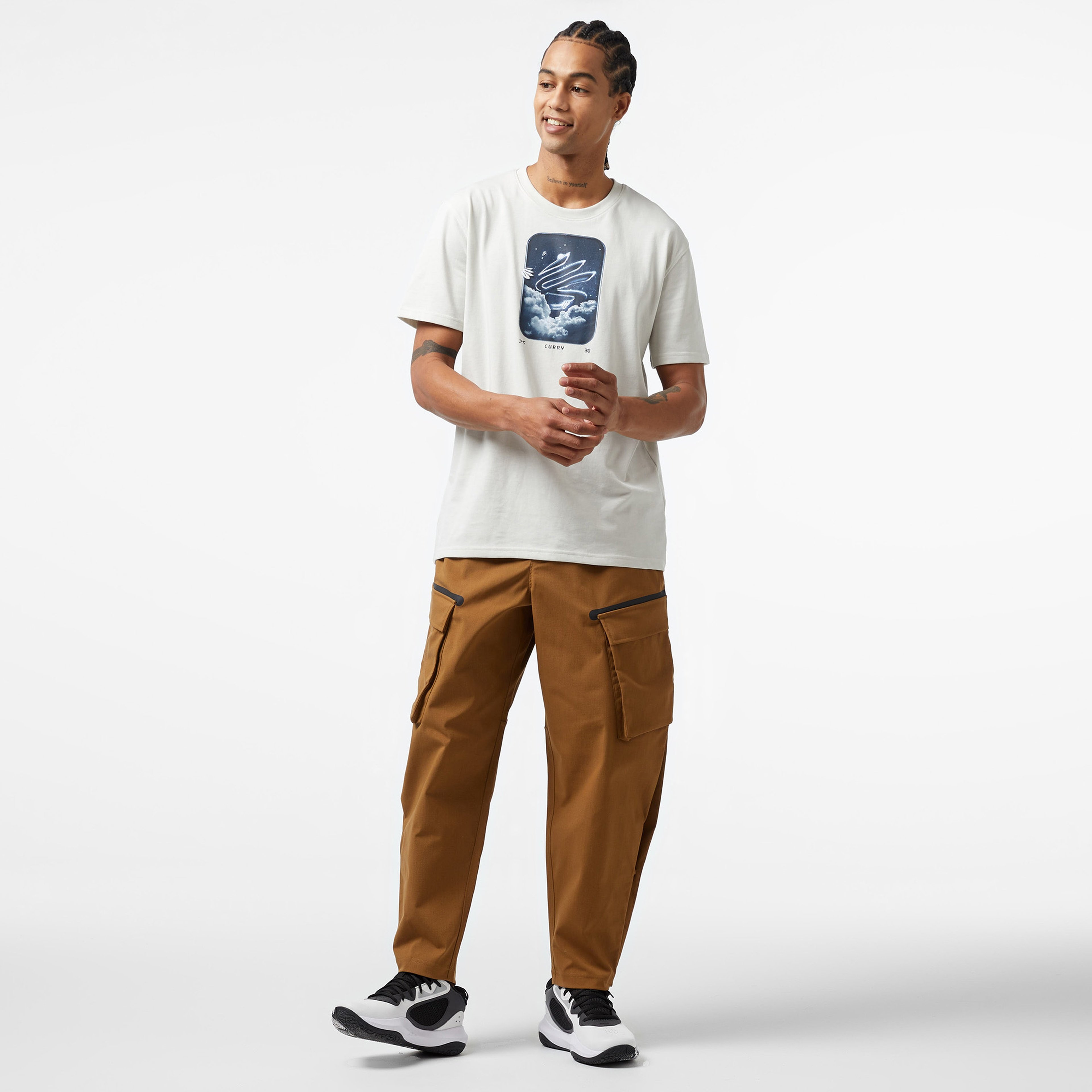 Under Armour Unstoppable Utility Cargo Erkek Kahverengi Eşofman Altı