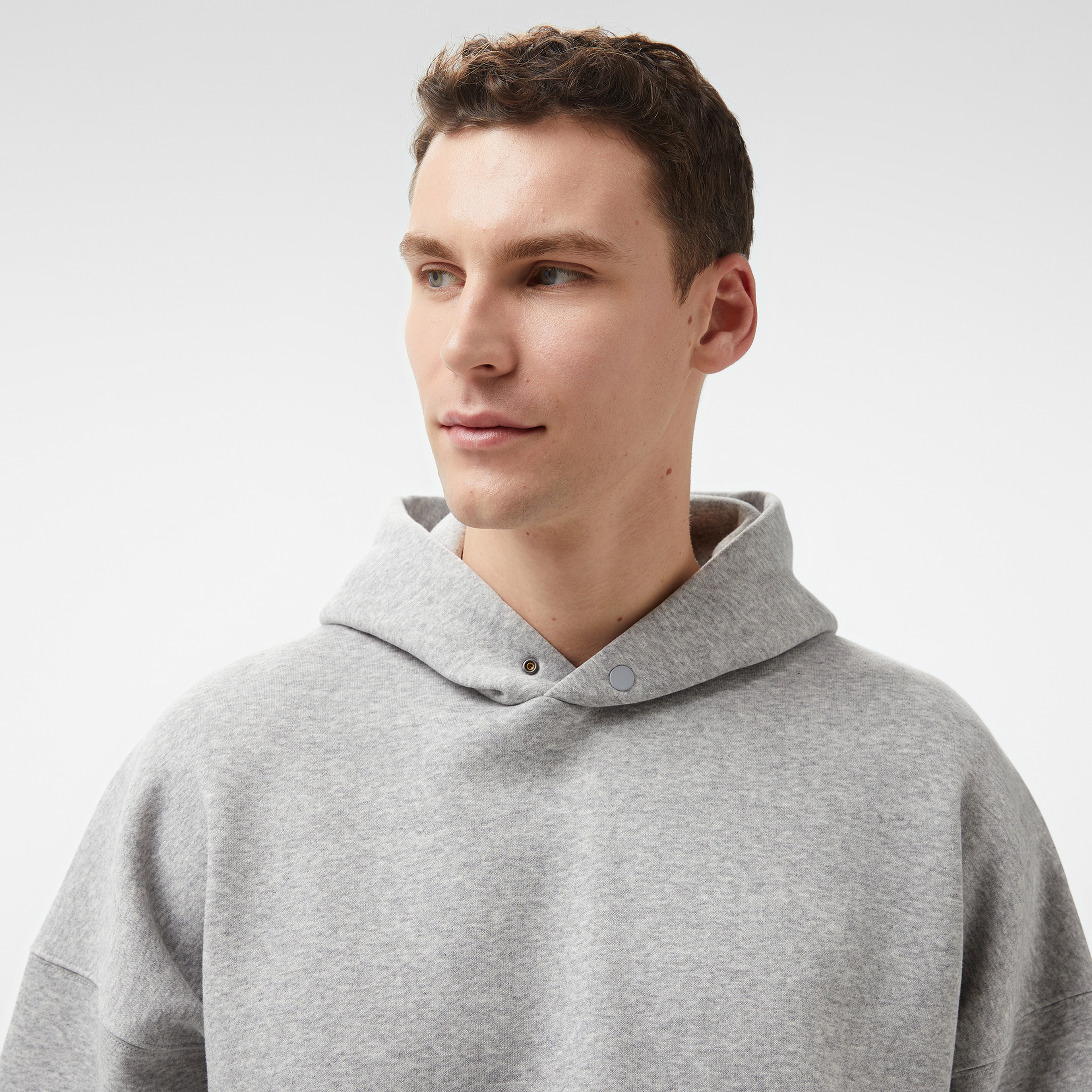 Under Armour icon Fleece Os Erkek Gri Hoodie
