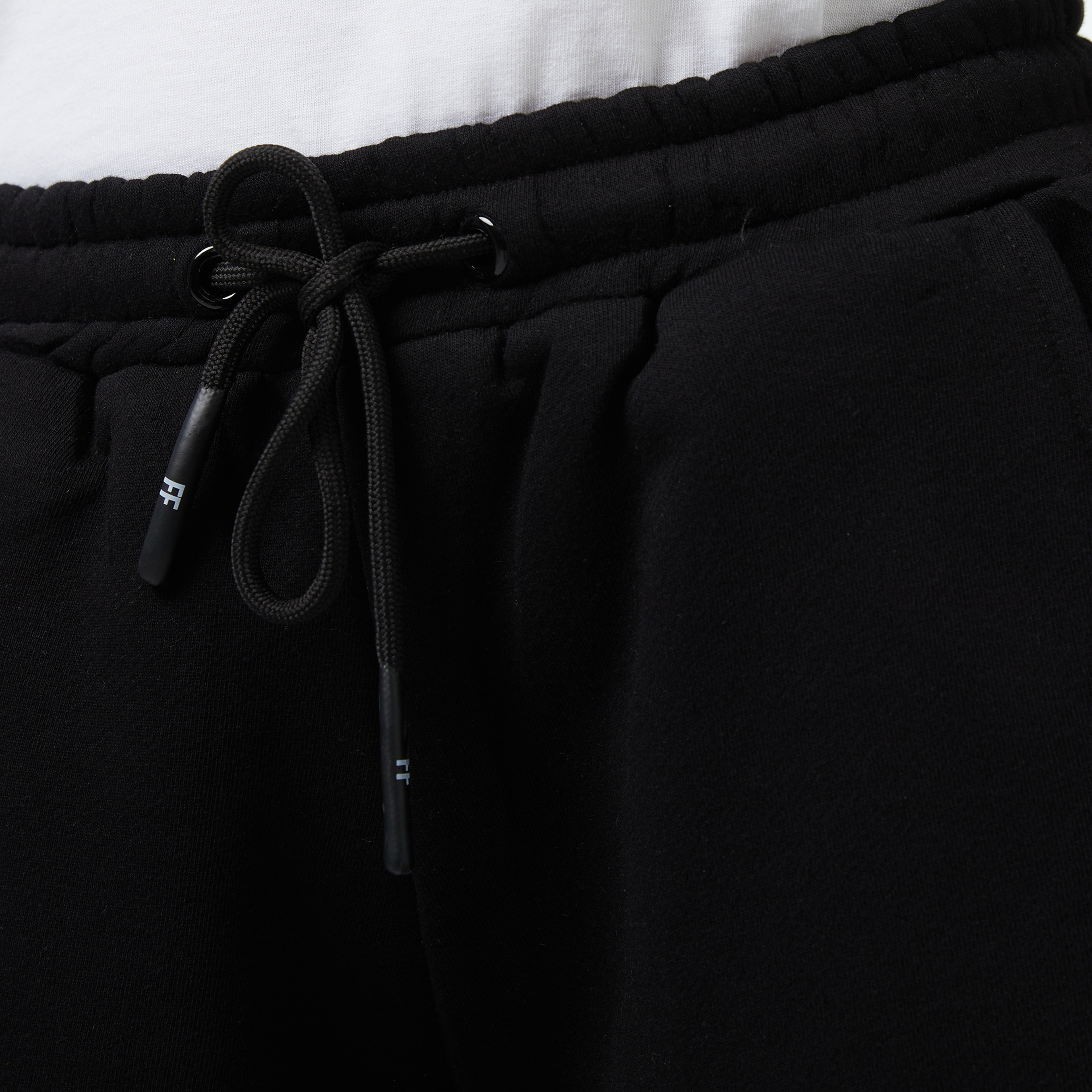 Forfun Ff High Waisted Kadın Siyah Şort