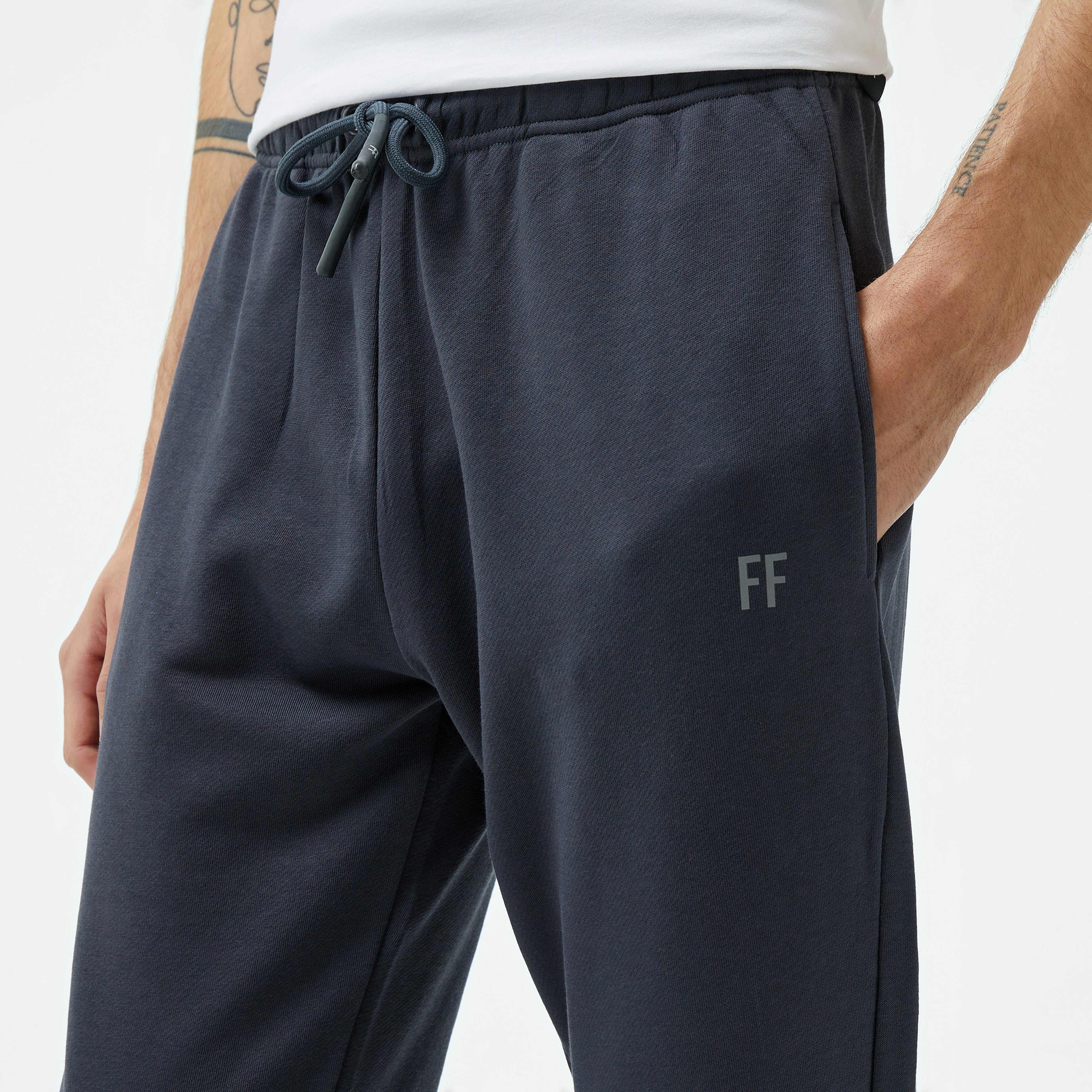 Forfun Reflective Ff Erkek Gri Eşofman Altı