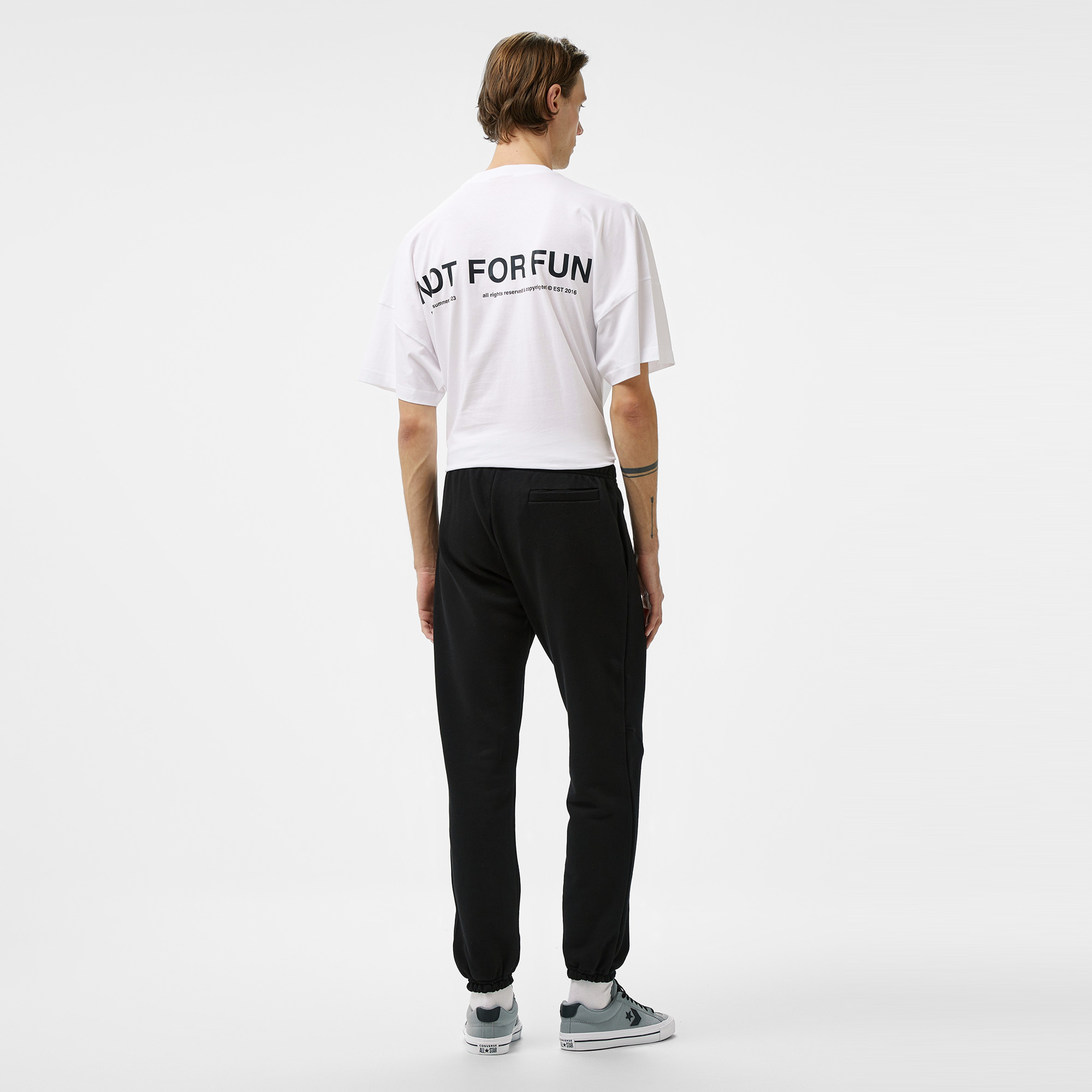 Forfun Reflective Ff Erkek Siyah Eşofman Altı