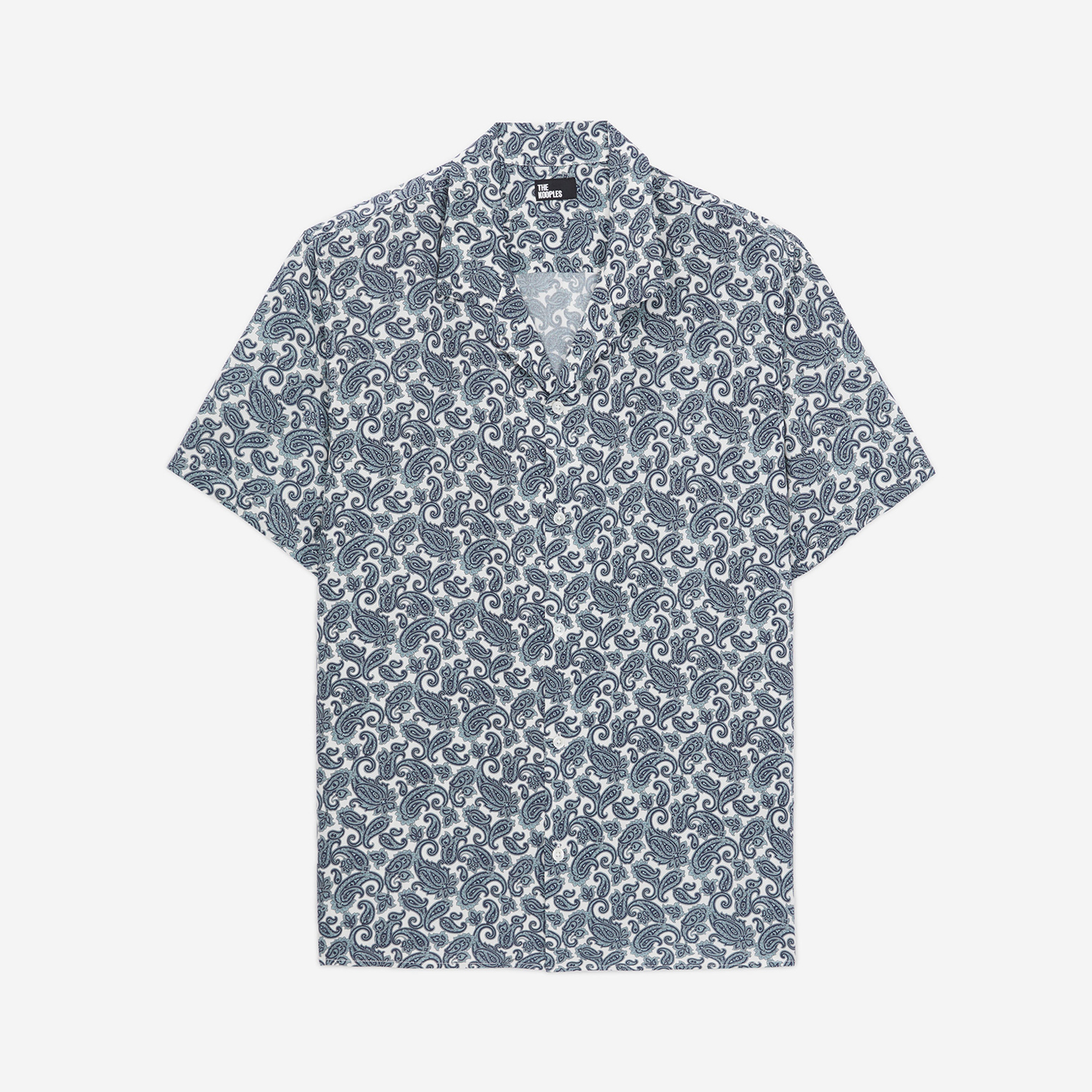 ERKEK MAVİ DESENLİ GÖMLEK