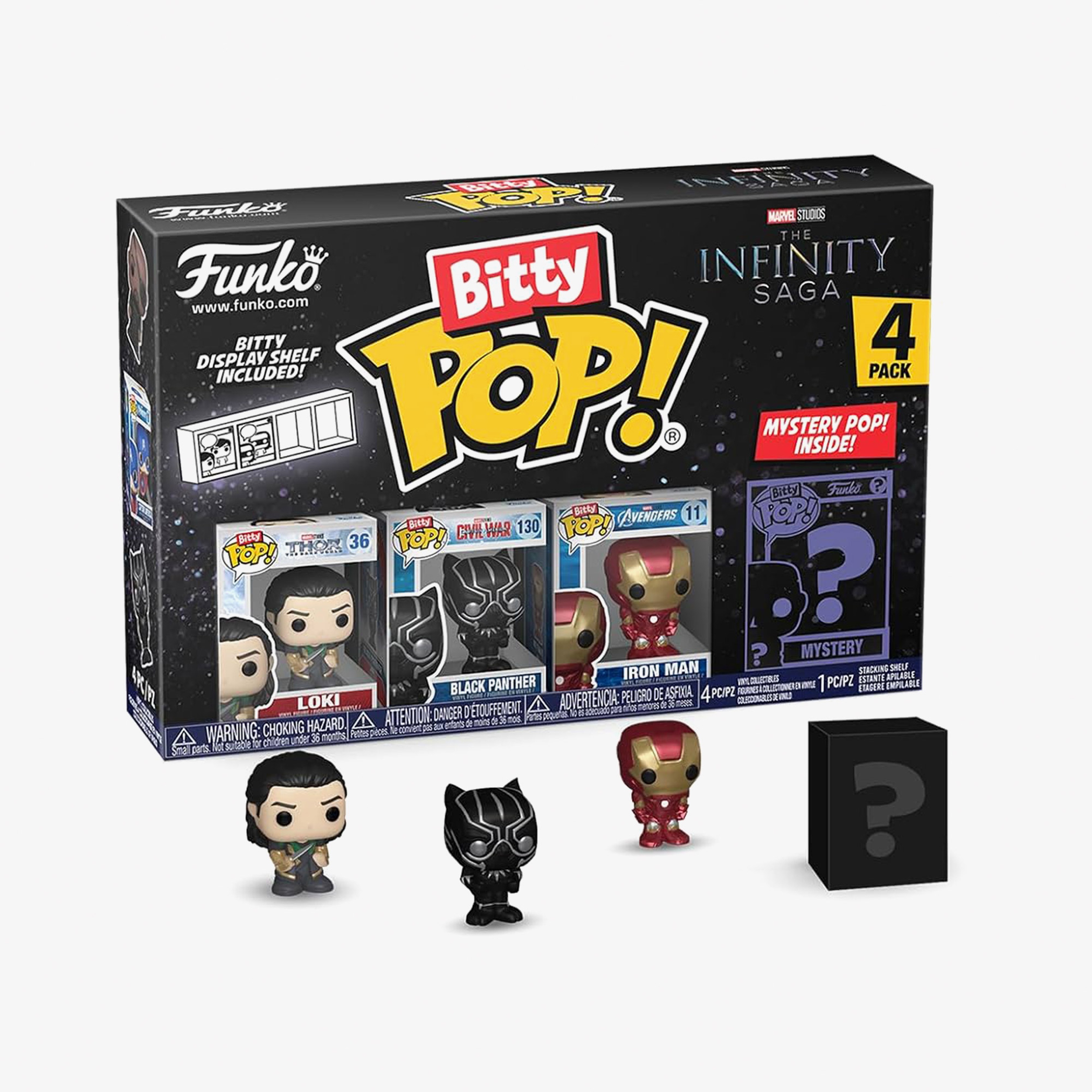 Funko Bitty Pop : Marvel- Loki 4Lü Paket Renkli Figür