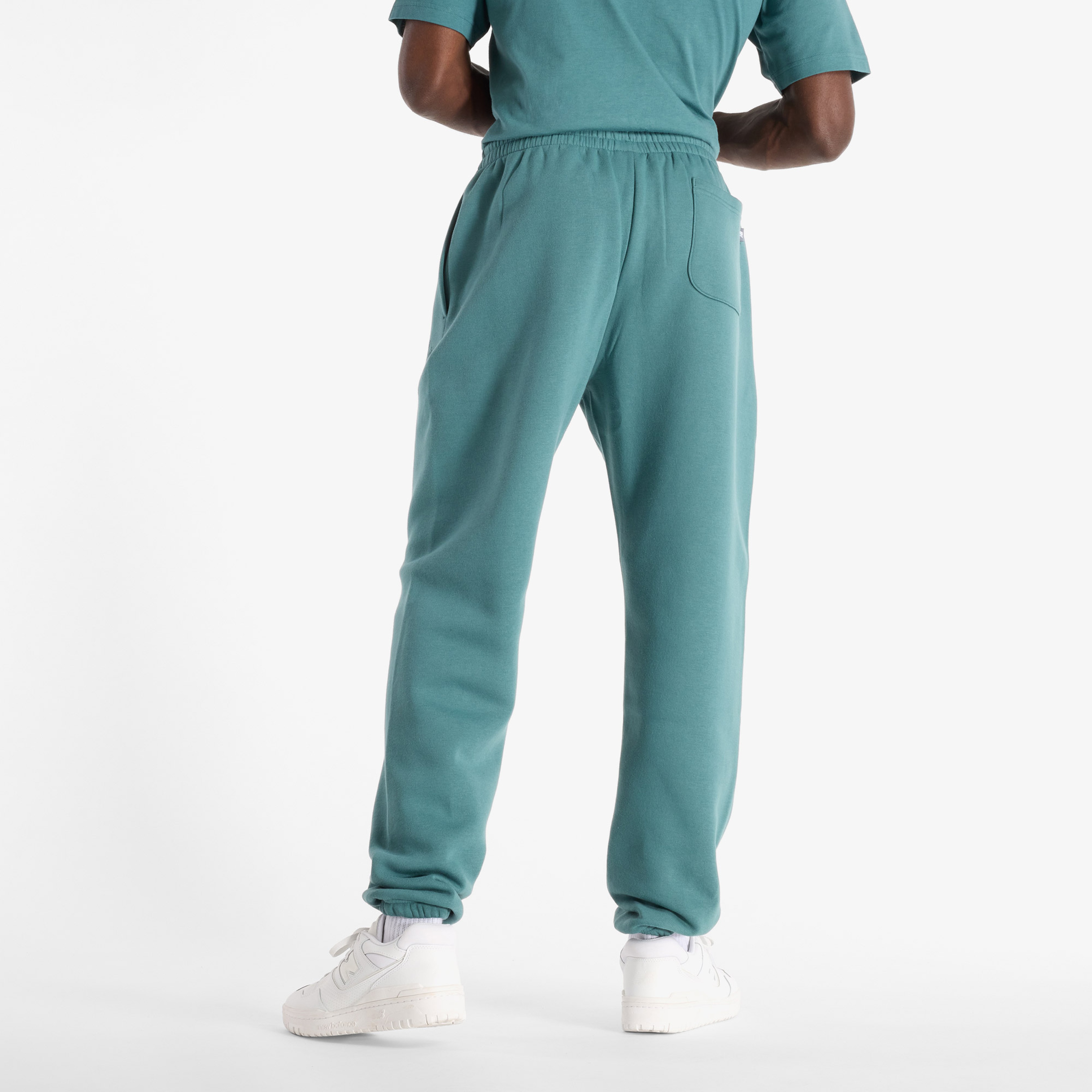 New Balance Sport Essentials Fleece Graphic Jogger Erkek Yeşil Eşofman Altı