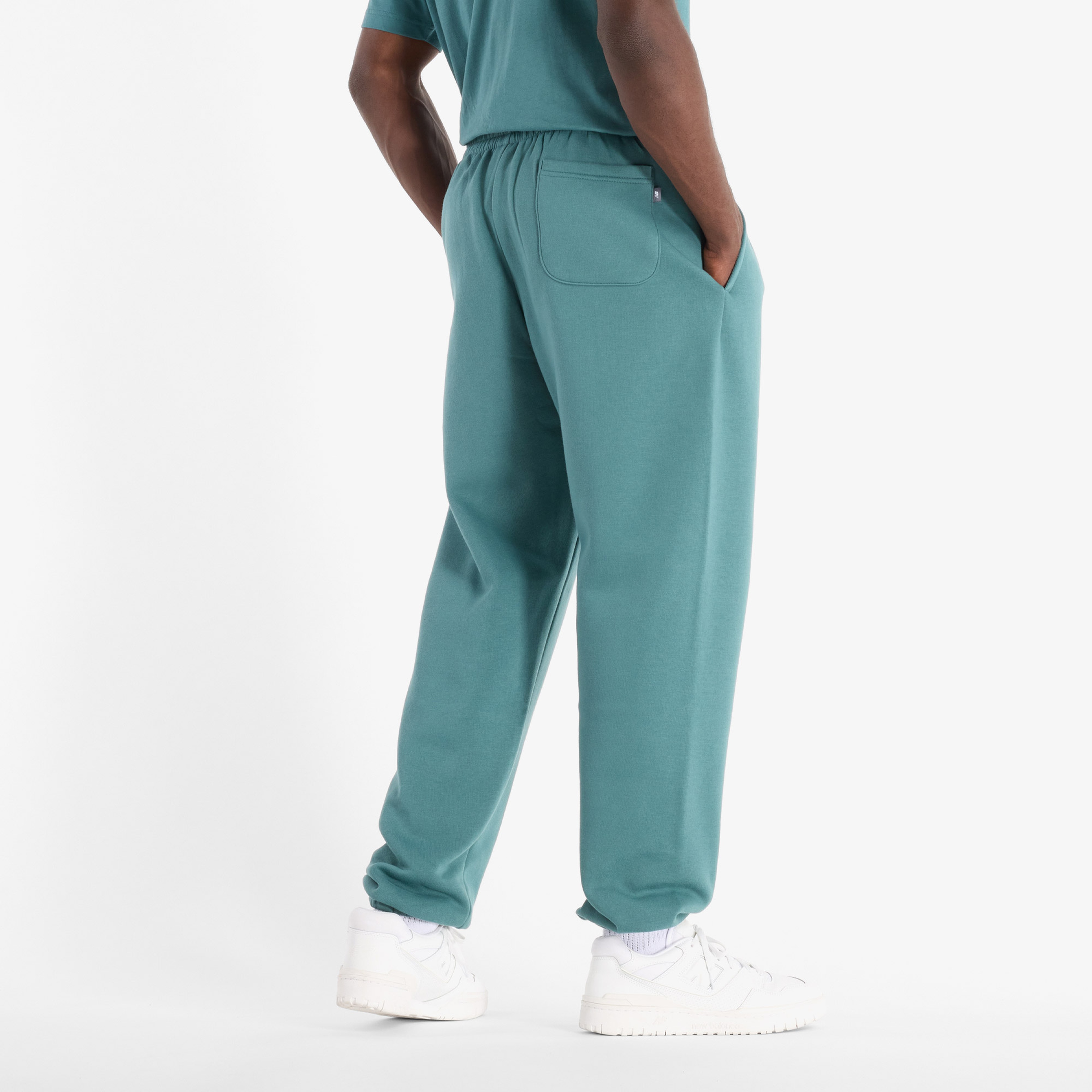 New Balance Sport Essentials Fleece Graphic Jogger Erkek Yeşil Eşofman Altı