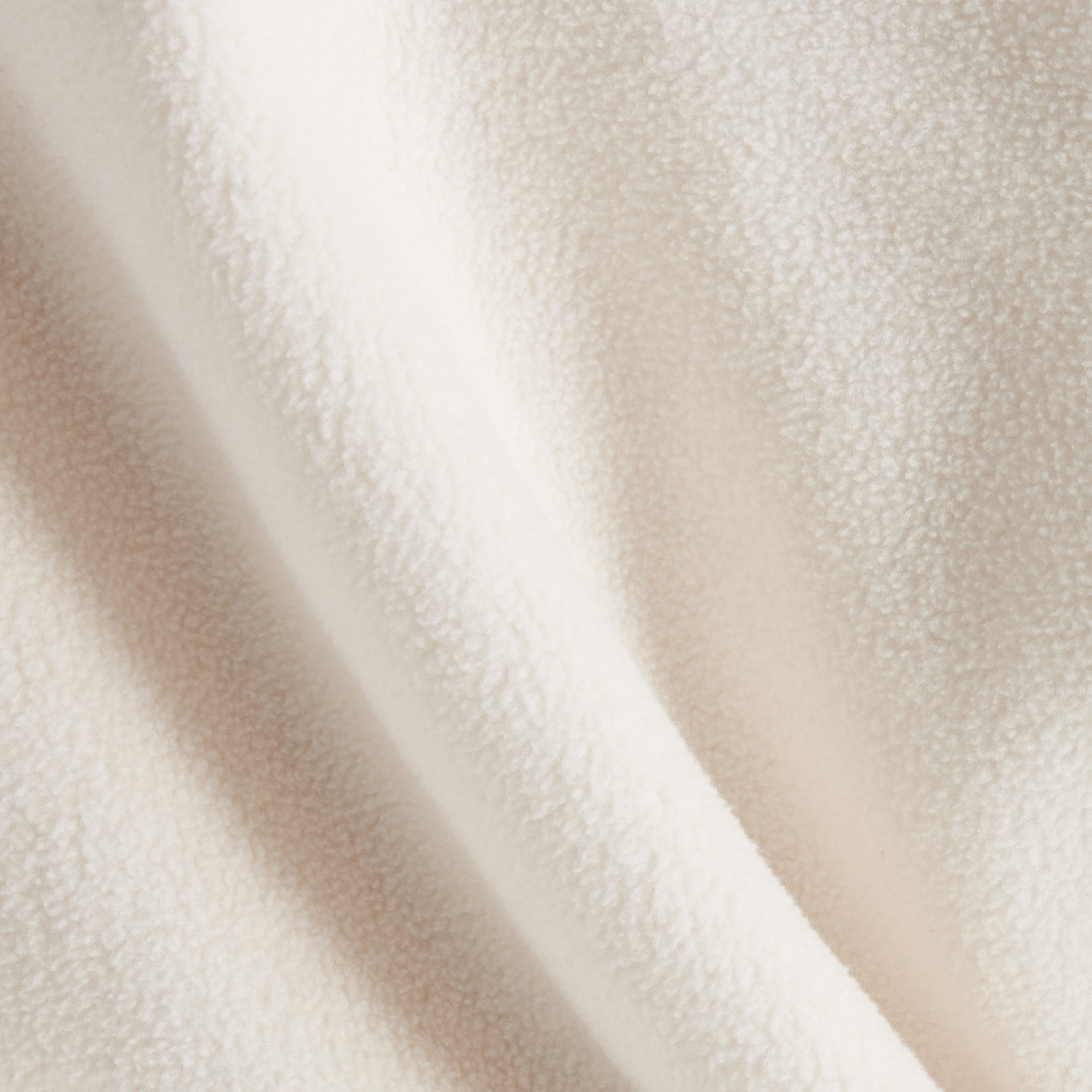 New Balance Polar Fleece Half Zip Kadın Bej Sweatshirt