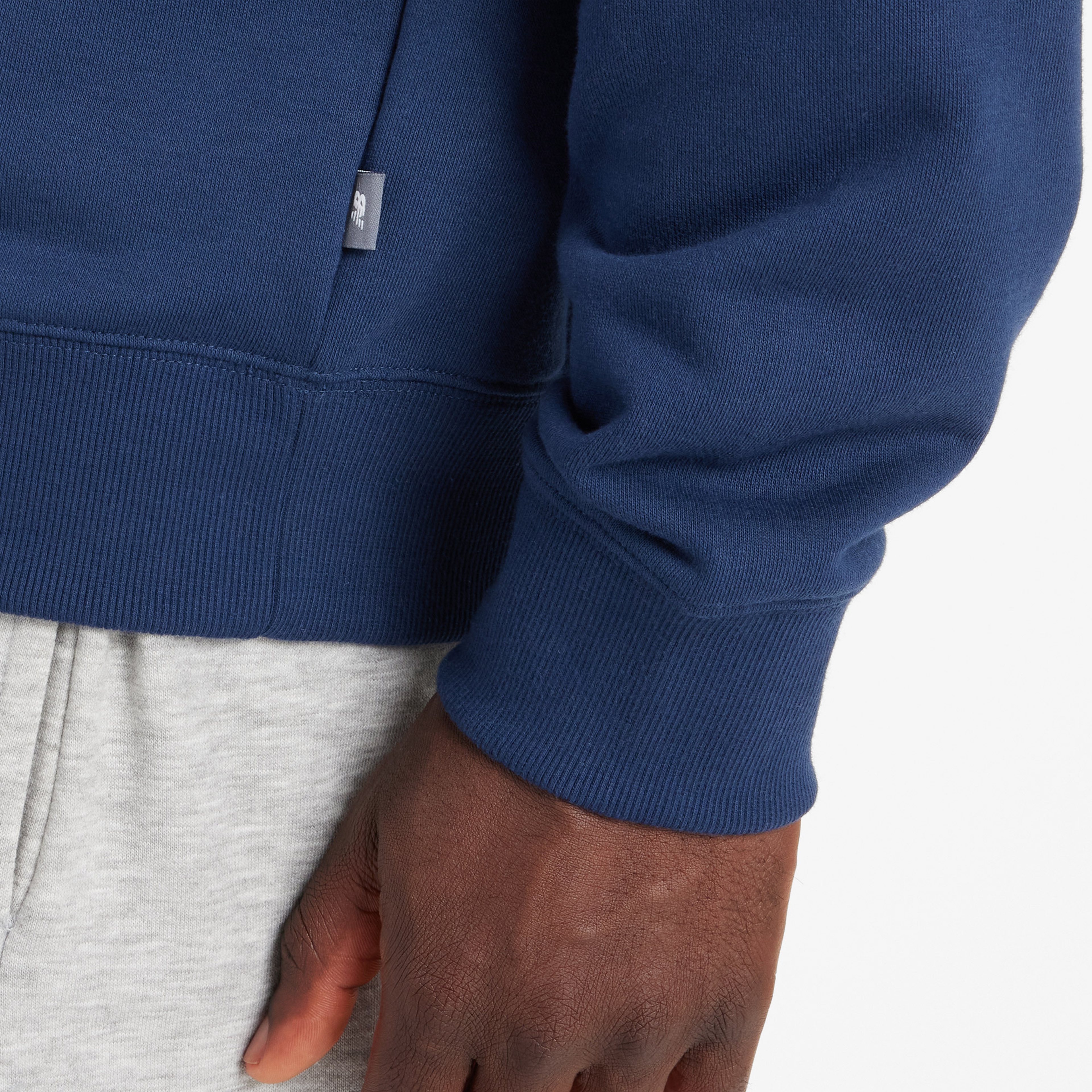 New Balance Graphic Crew 1 Erkek Lacivert Sweatshirt