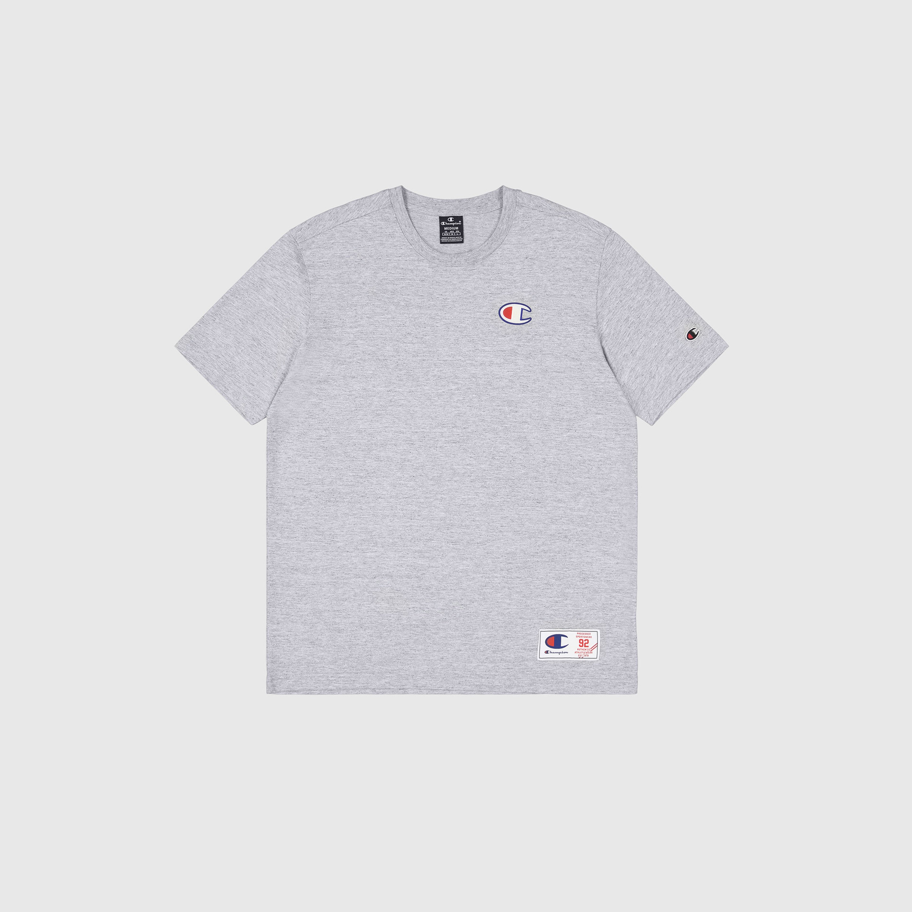 Champion Crewneck Erkek Gri T-Shirt