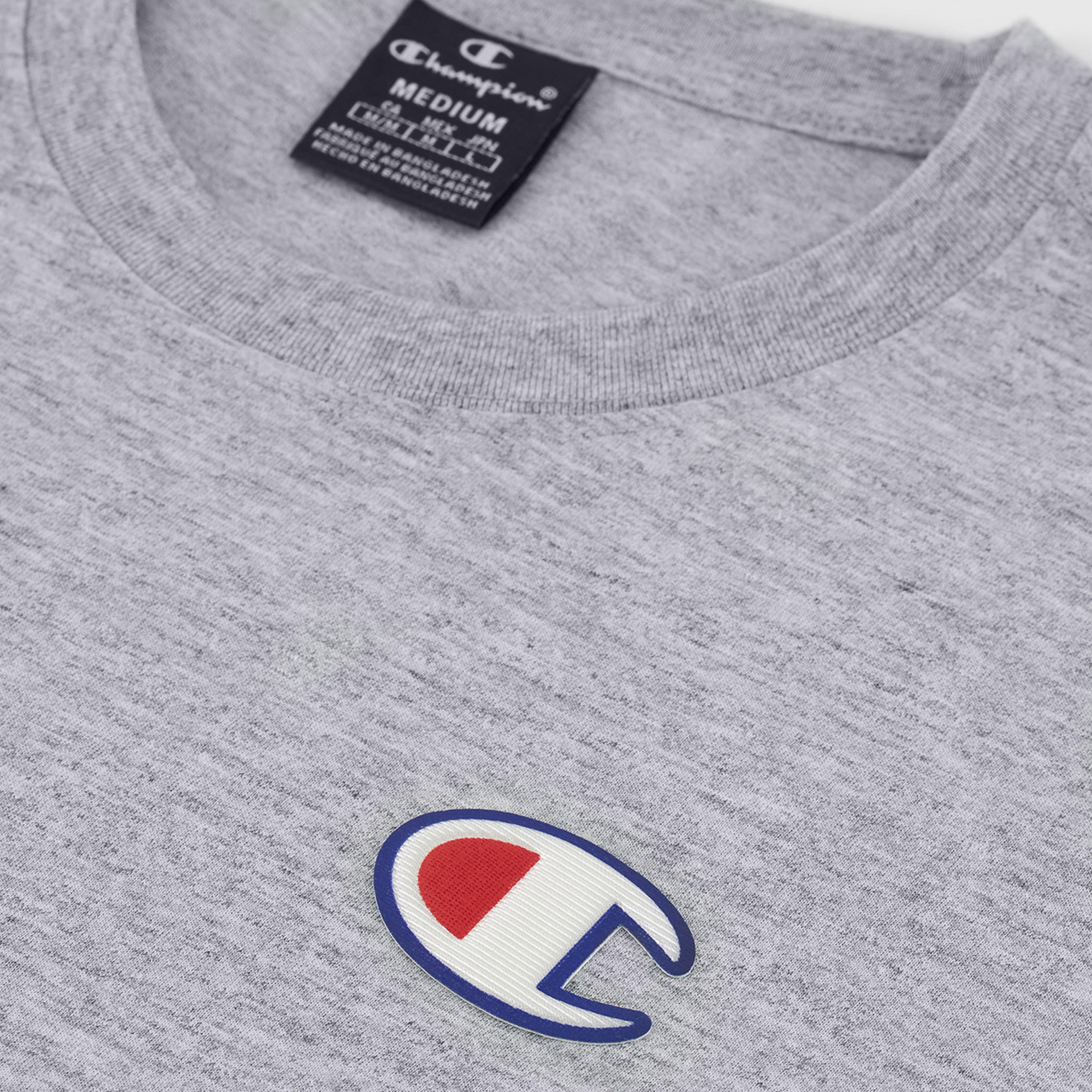 Champion Crewneck Erkek Gri T-Shirt