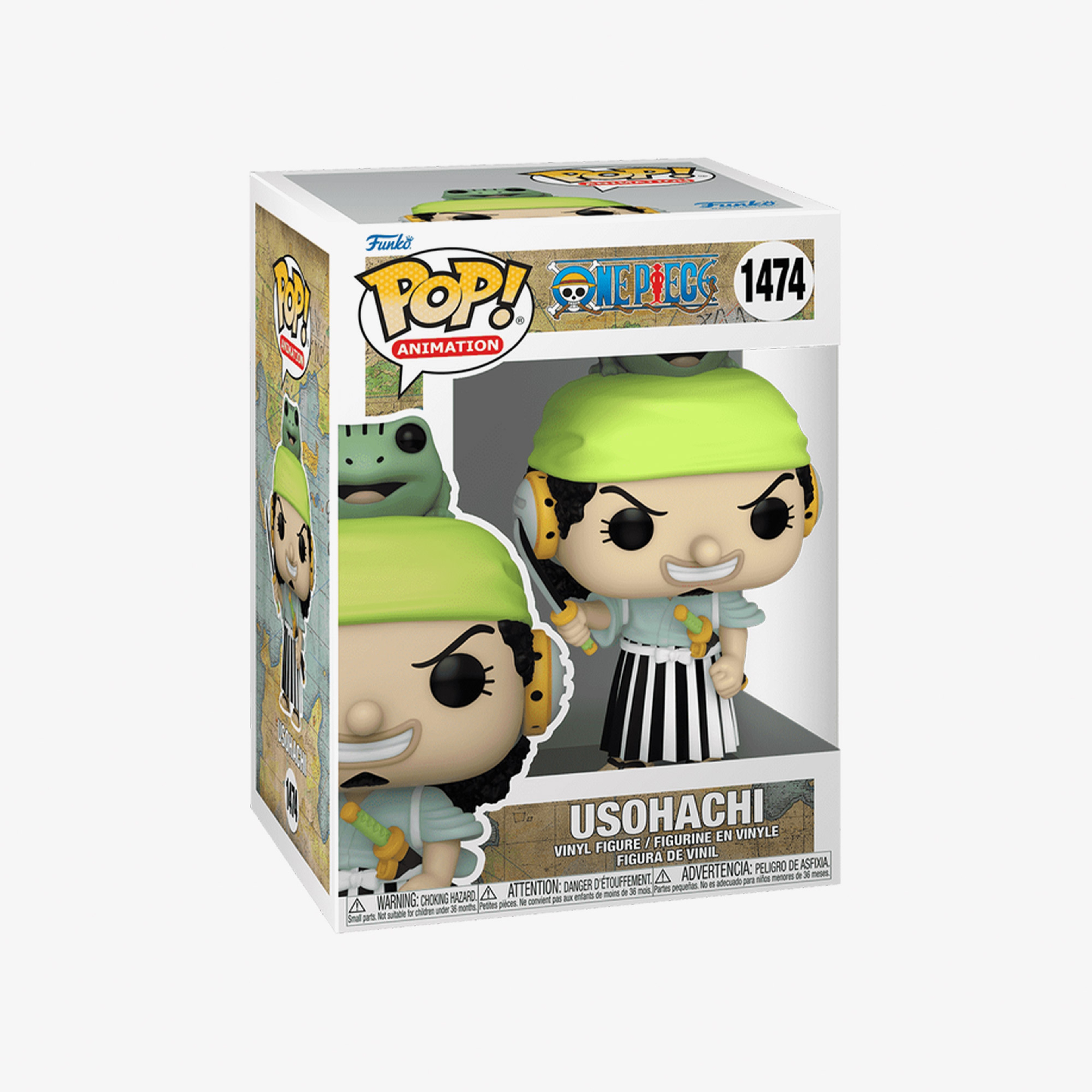 Funko POP Animation: One Piece Usohachi (Wano) Renkli Figür
