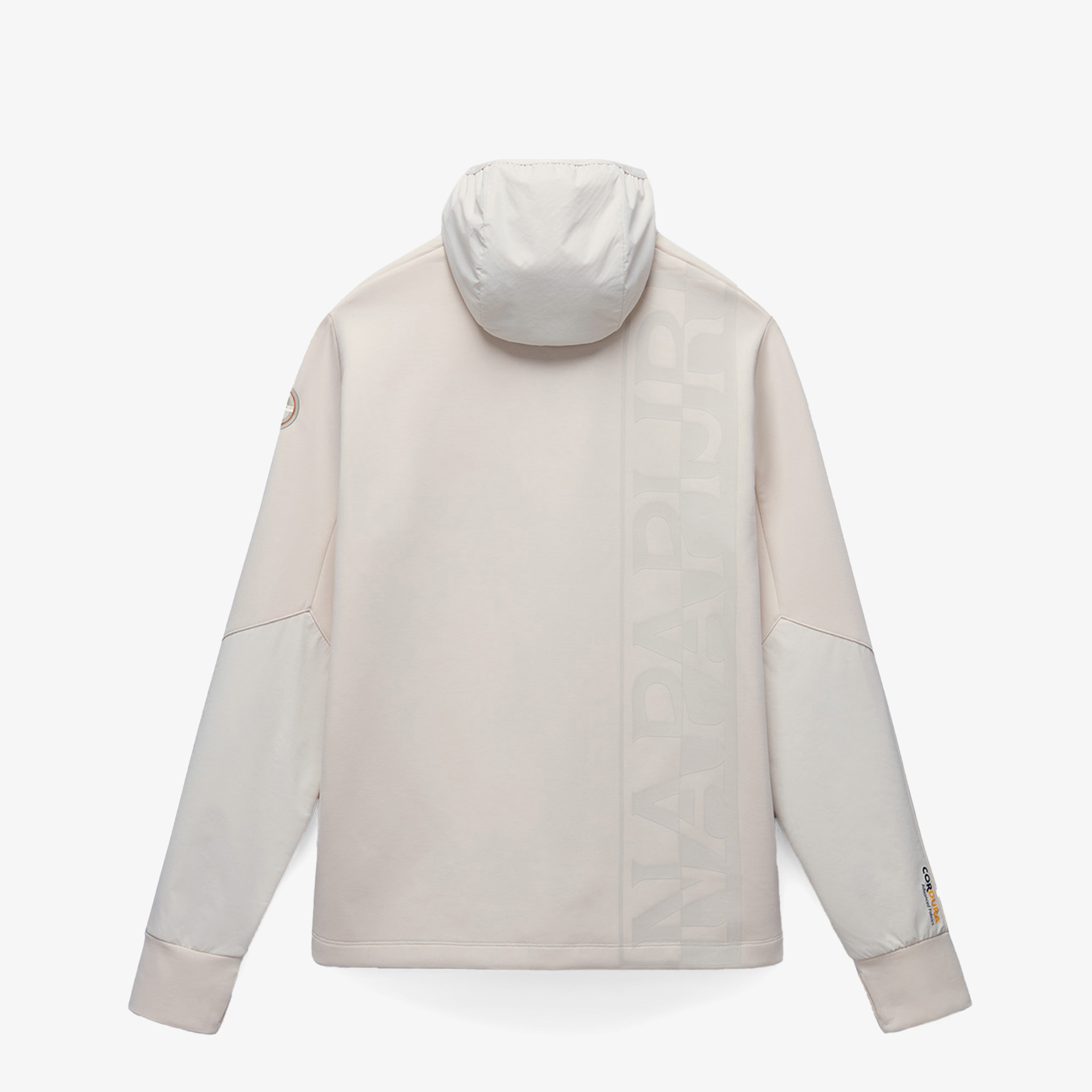 Napapijri Lys Full-Zip Erkek Beyaz Sweatshirt