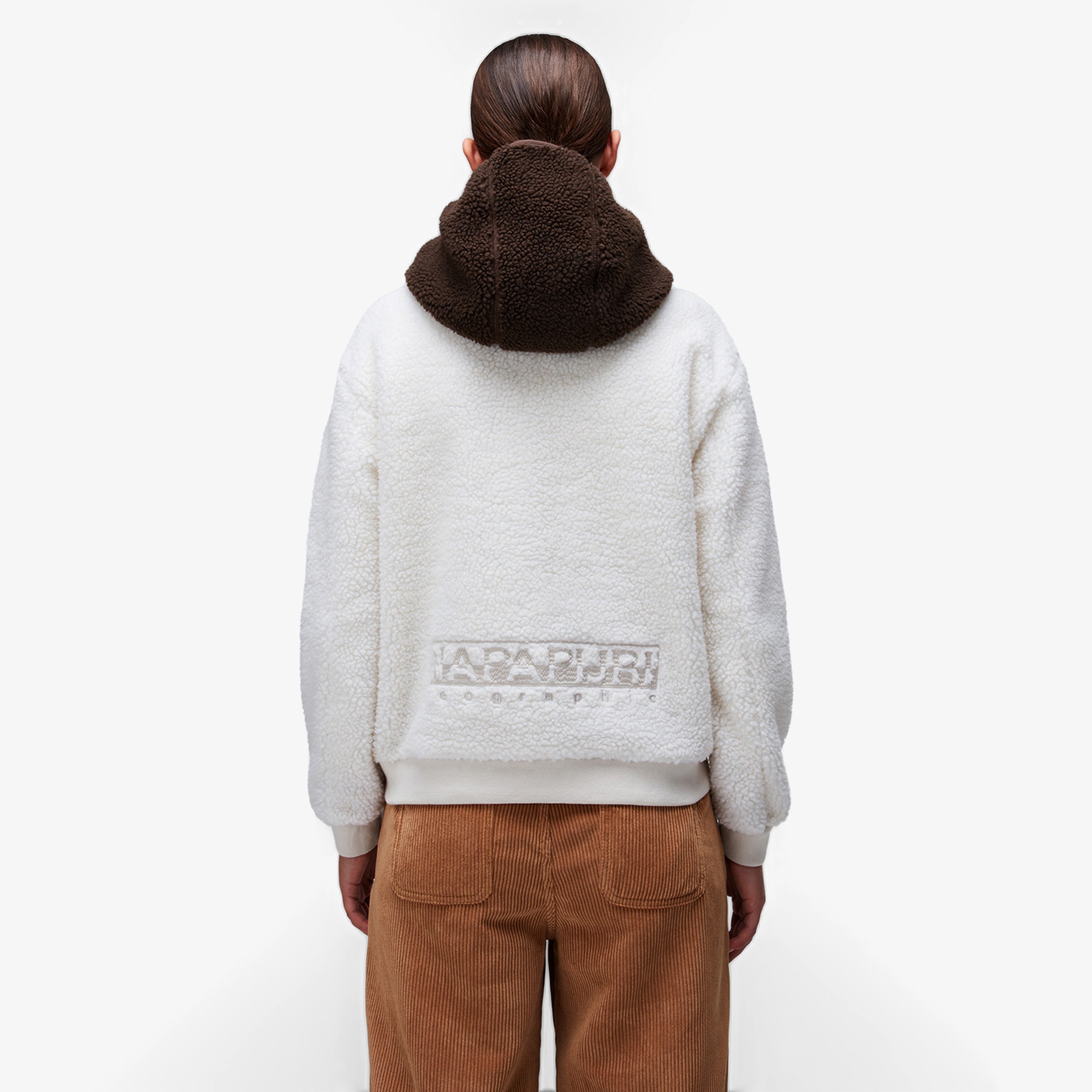 Napapijri Seline Fleece Kadın Kahverengi Polar Ceket