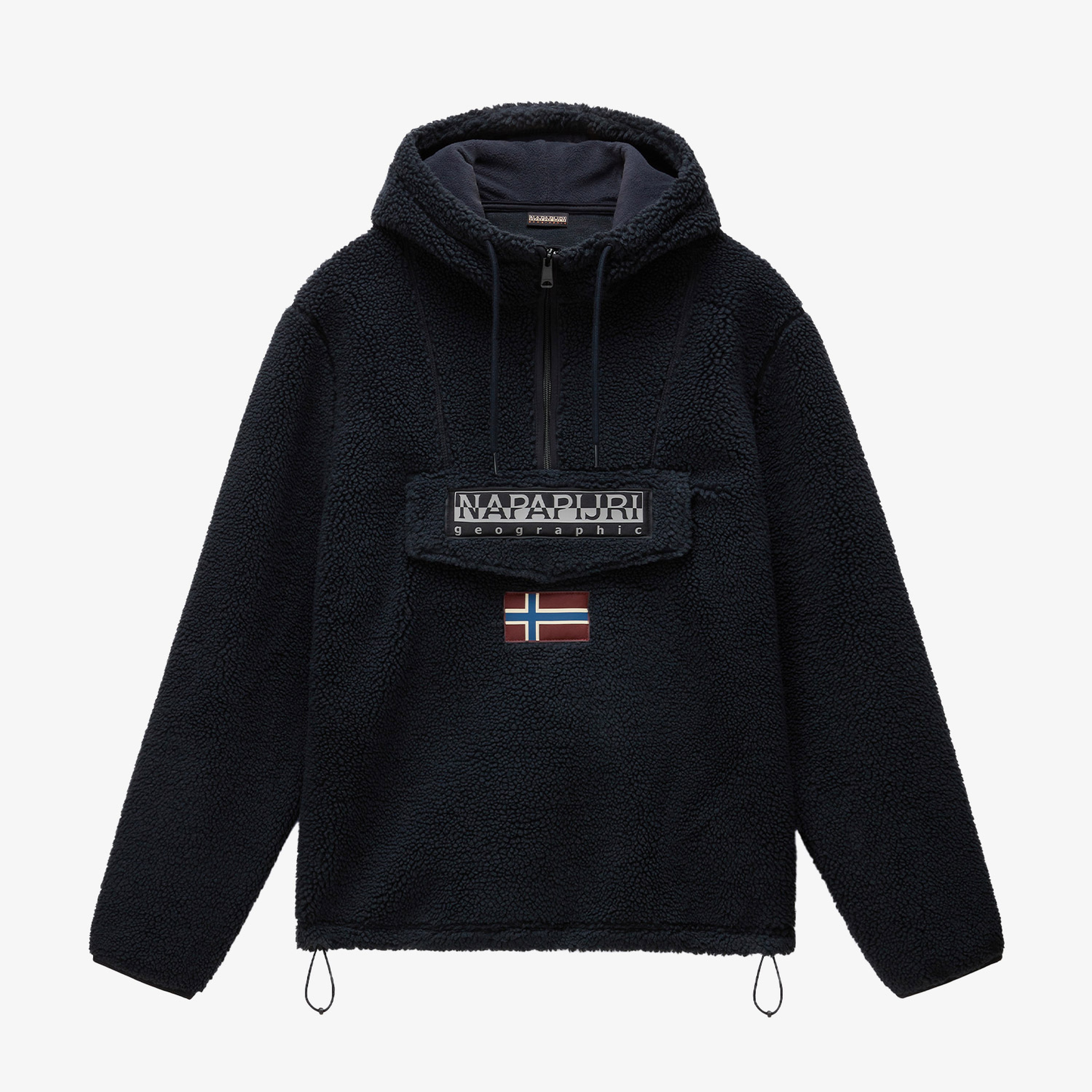 Napapijri T-Burgee Curly Erkek Siyah Polar Ceket