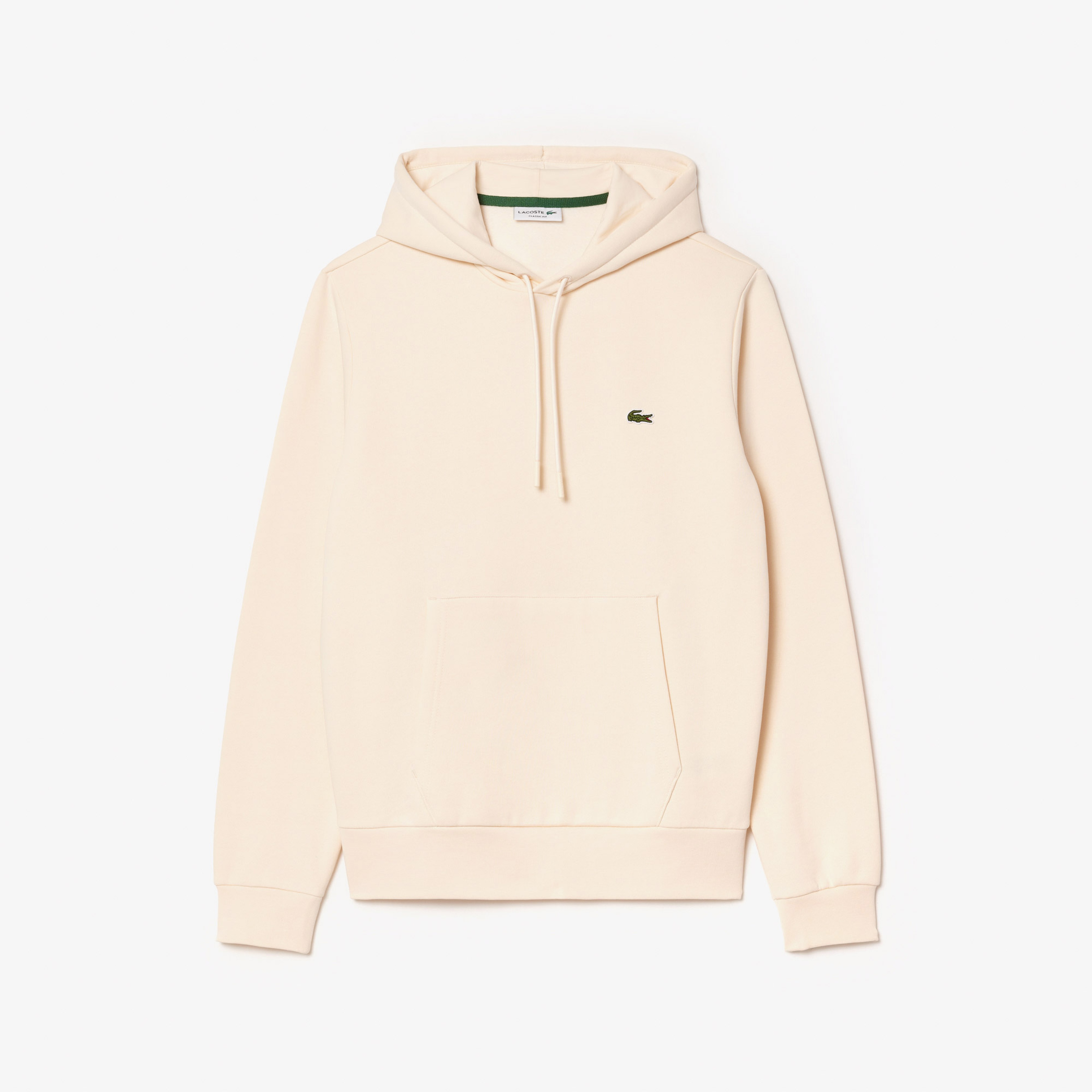 Erkek Classic Fit Kapüşonlu Bej Sweatshirt