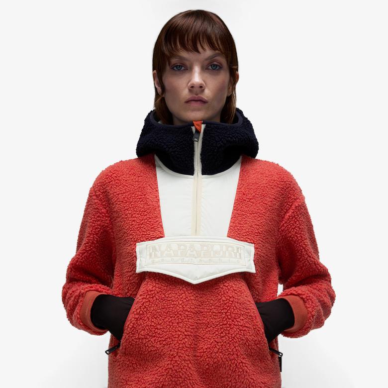 Napapijri Seline Fleece Kadın Kırmızı Ceket
