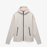 Napapijri Lys Full-Zip Erkek Beyaz Sweatshirt