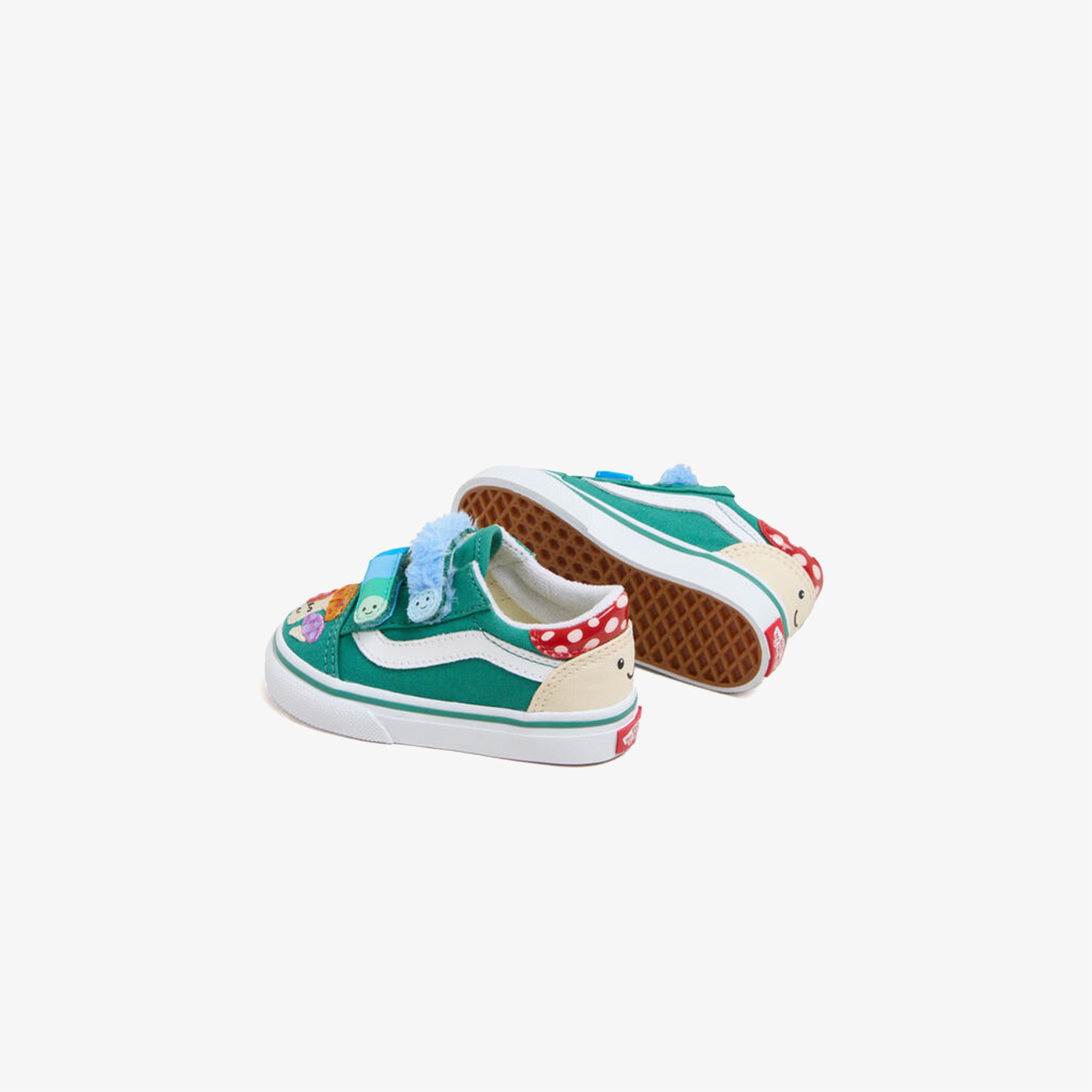 Vans Old Skool V Mushroom Bebek Yeşil Sneaker