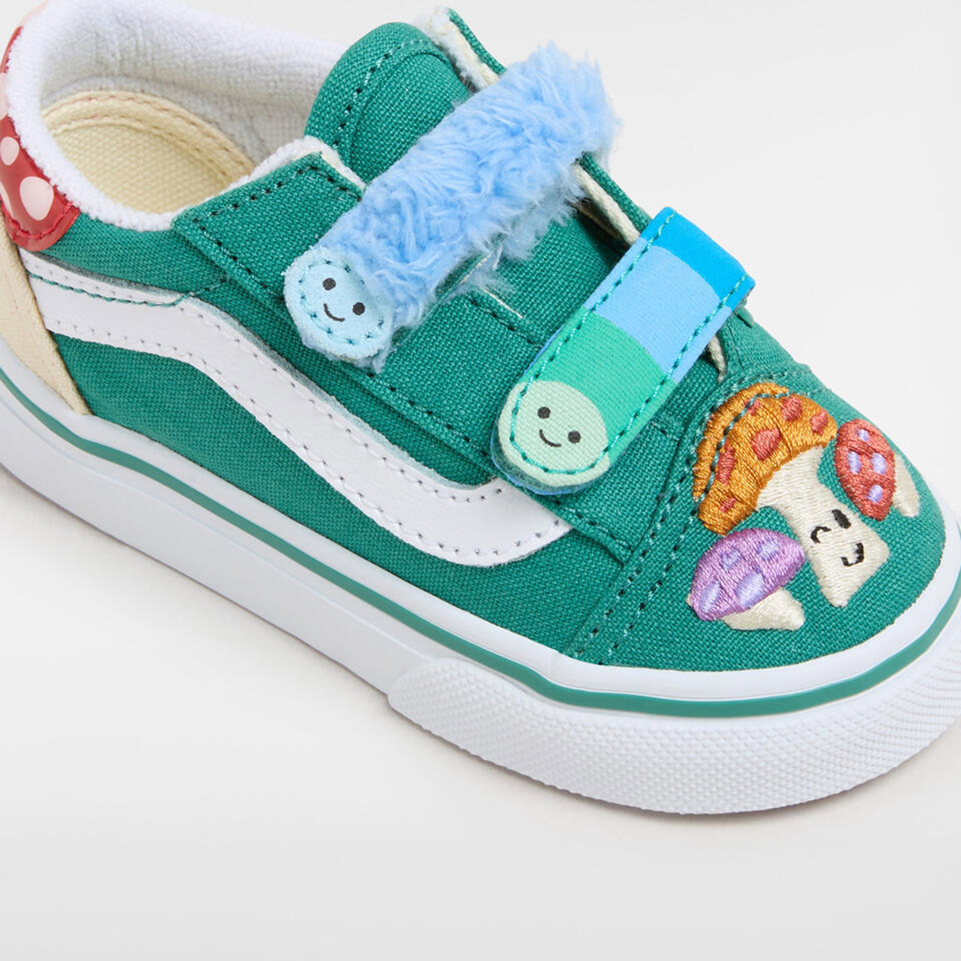 Vans Old Skool V Mushroom Bebek Yeşil Sneaker