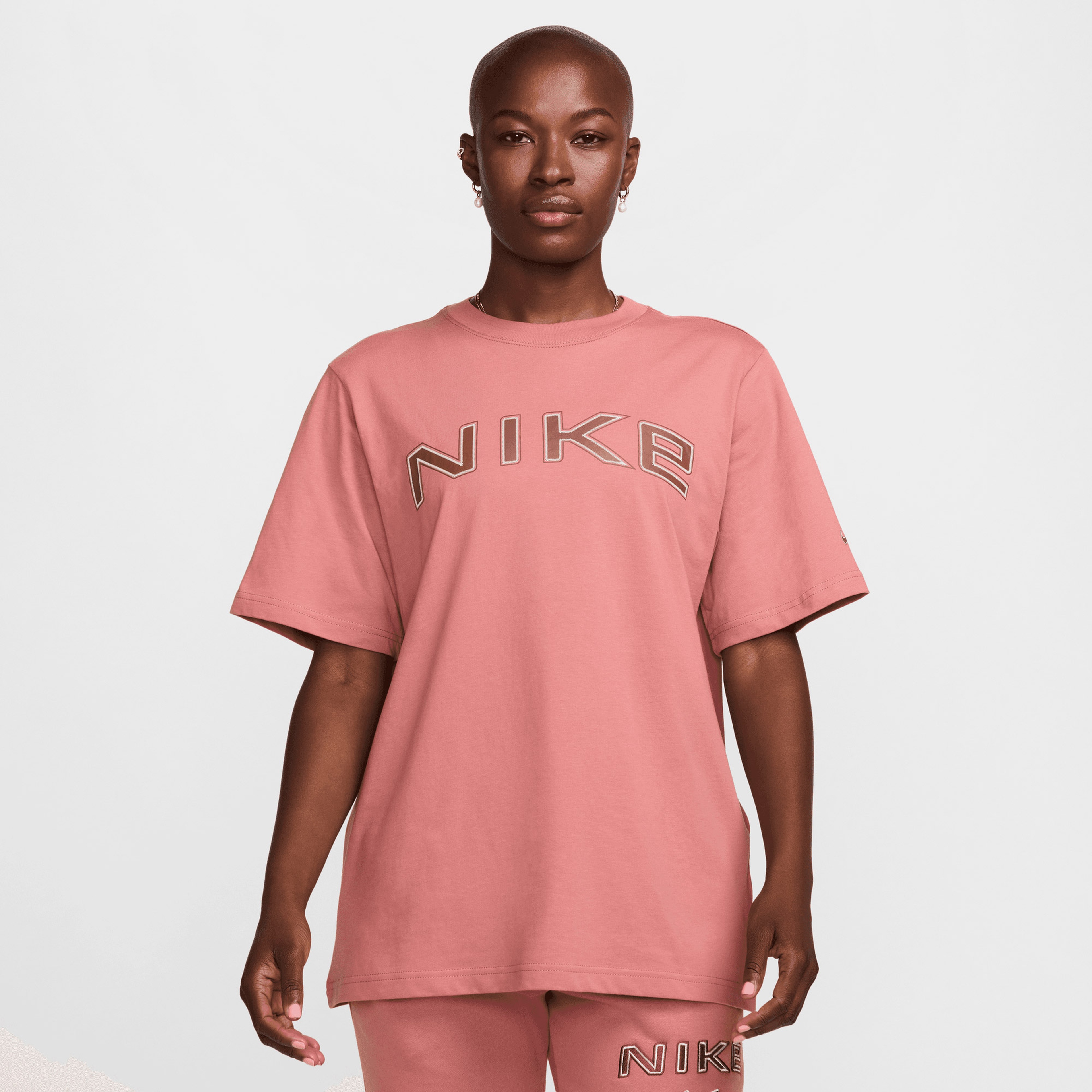 Nike Sportswear Kadın Kırmızı/Pembe T-Shirt