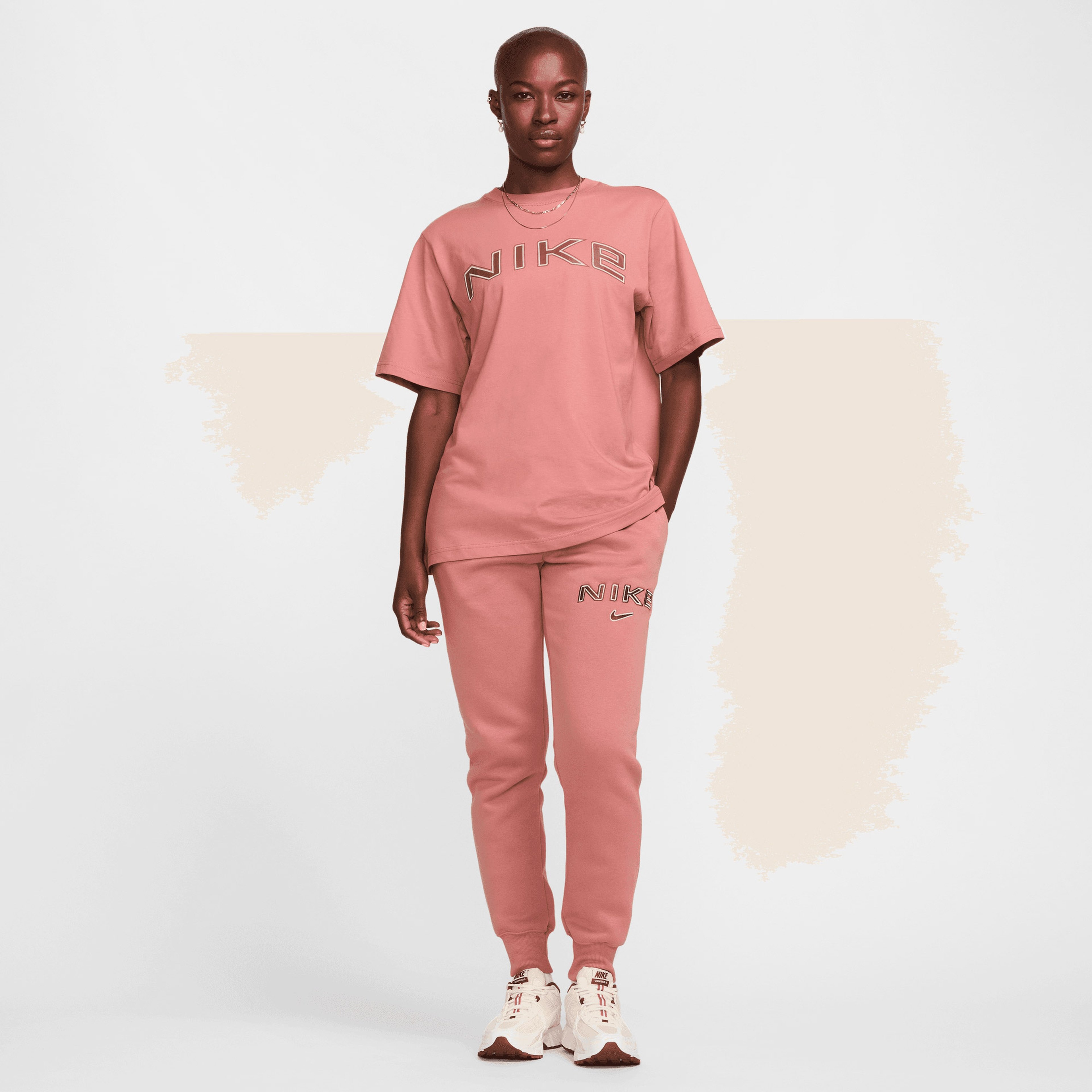 Nike Sportswear Kadın Kırmızı/Pembe T-Shirt