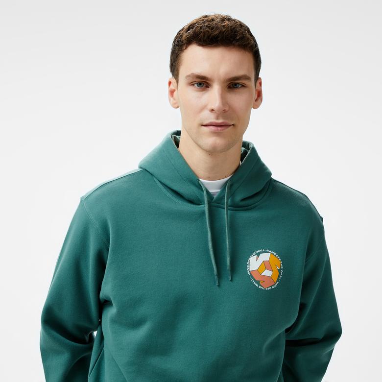 Vans Cycle V Loose Po Erkek Yeşil Sweatshirt