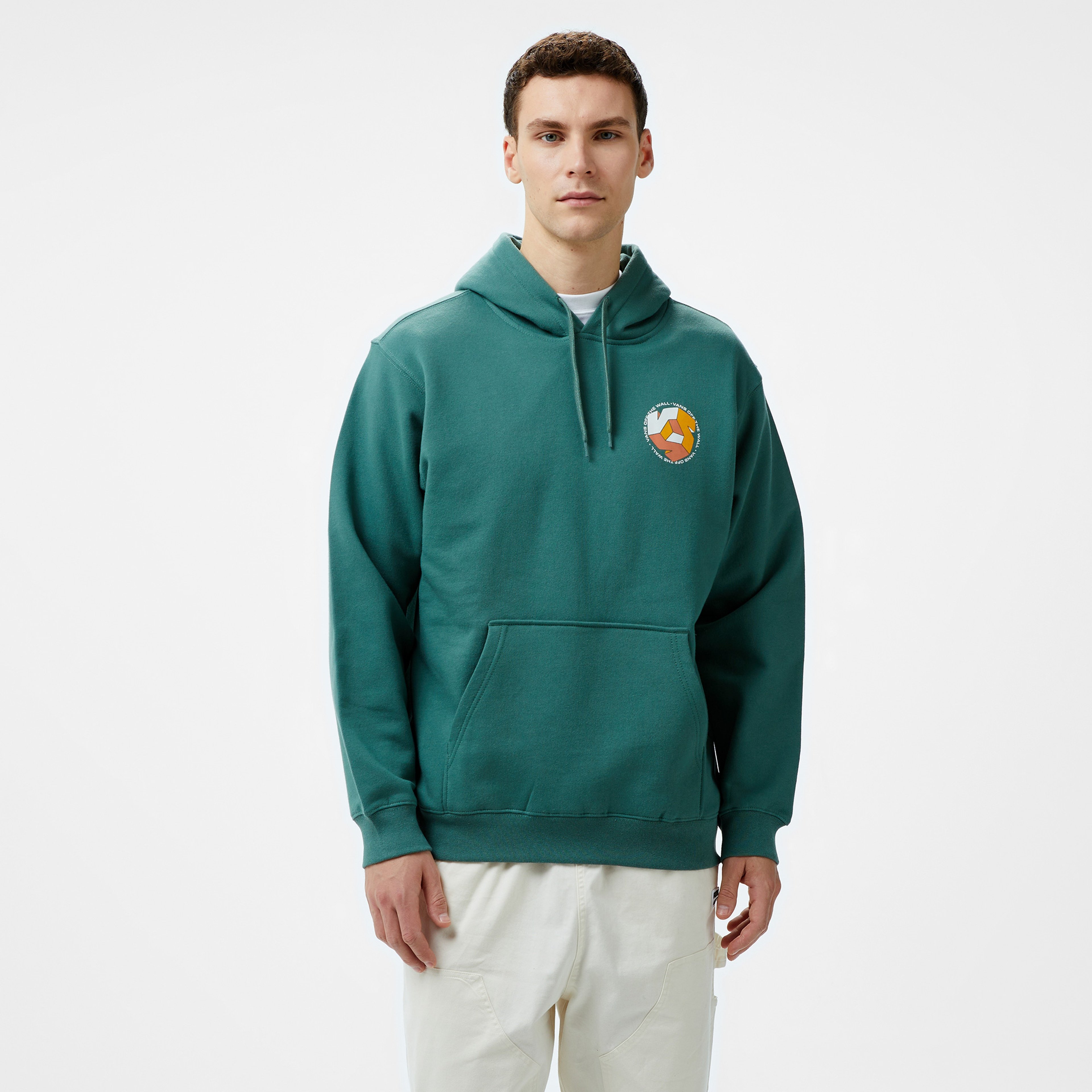 Vans Cycle V Loose Po Erkek Yeşil Sweatshirt