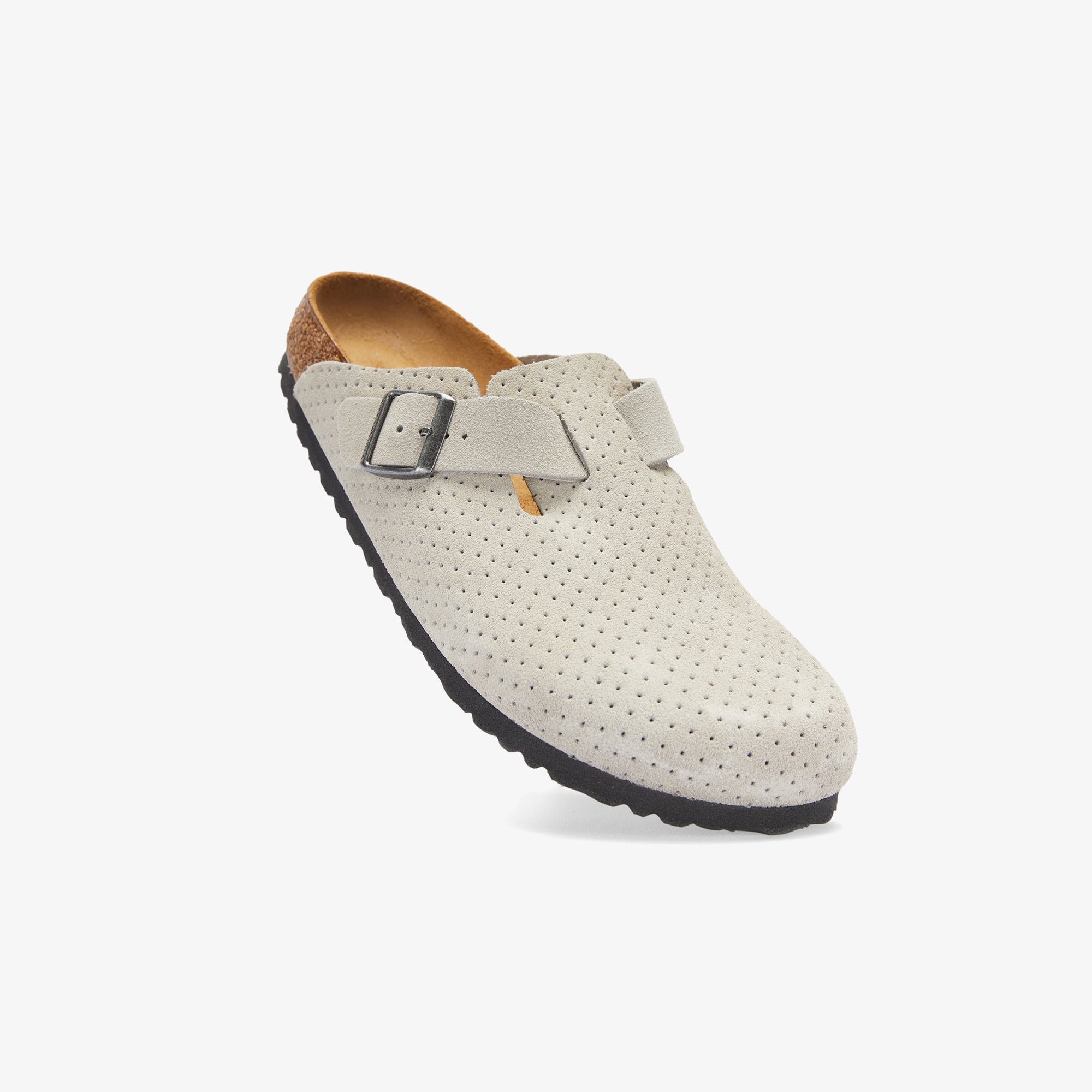 Birkenstock Boston Vl Dotted Erkek Gri Terlik